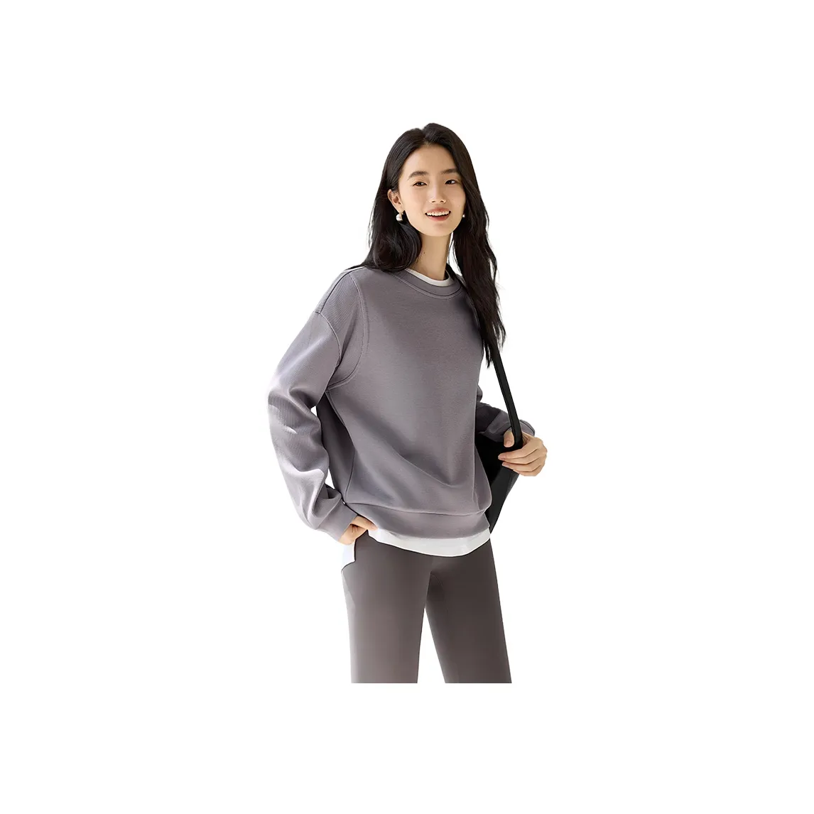IHIMI Sweatshirts Women's Dusty Gray