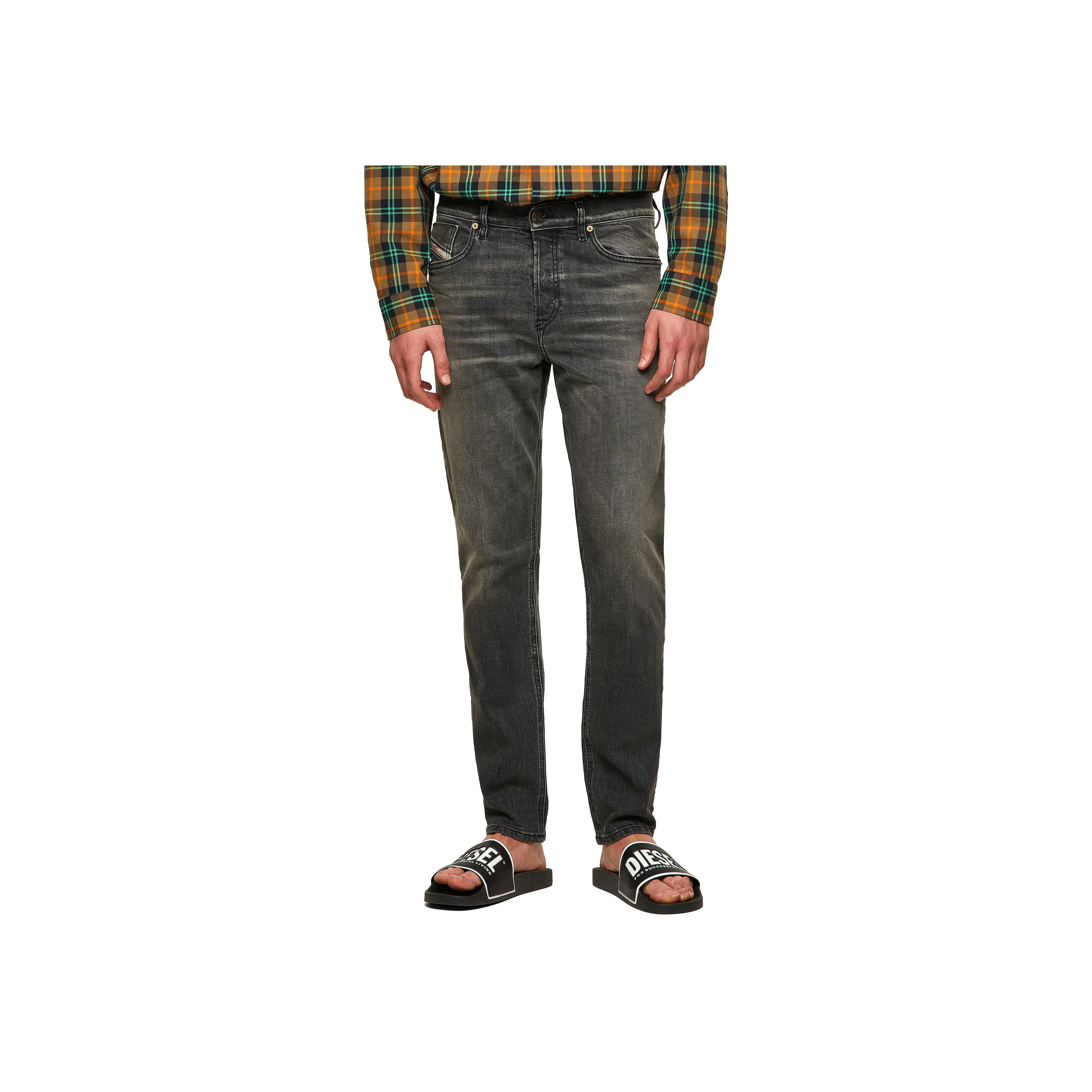 DIESEL Gray Men's Jeans DIESEL Серый Мужские Джинсы