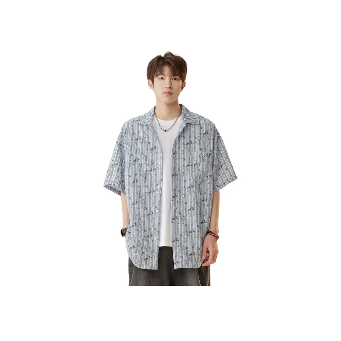 SAGP Collins Синий ★★★ Унисекс Рубашки