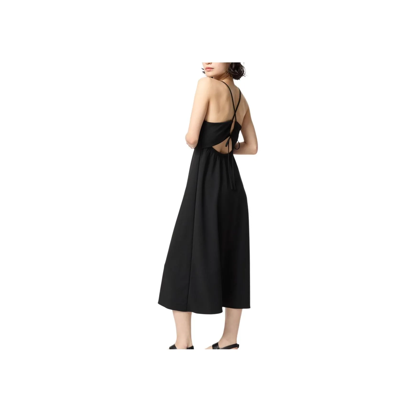 UNIQLO Slip Dresses Women's Black