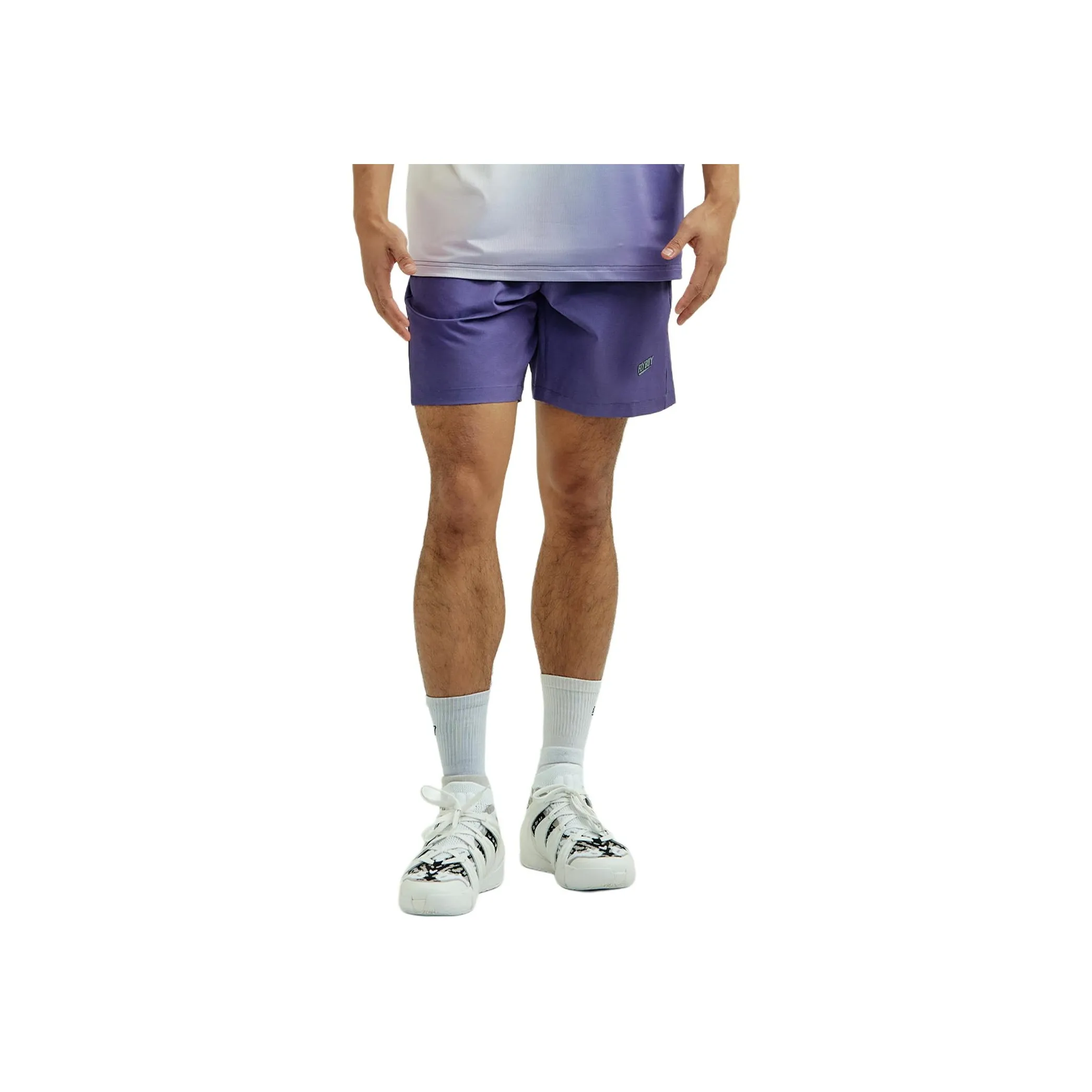 FlyboyCsc Повседневные шорты унисекс фиолетовые