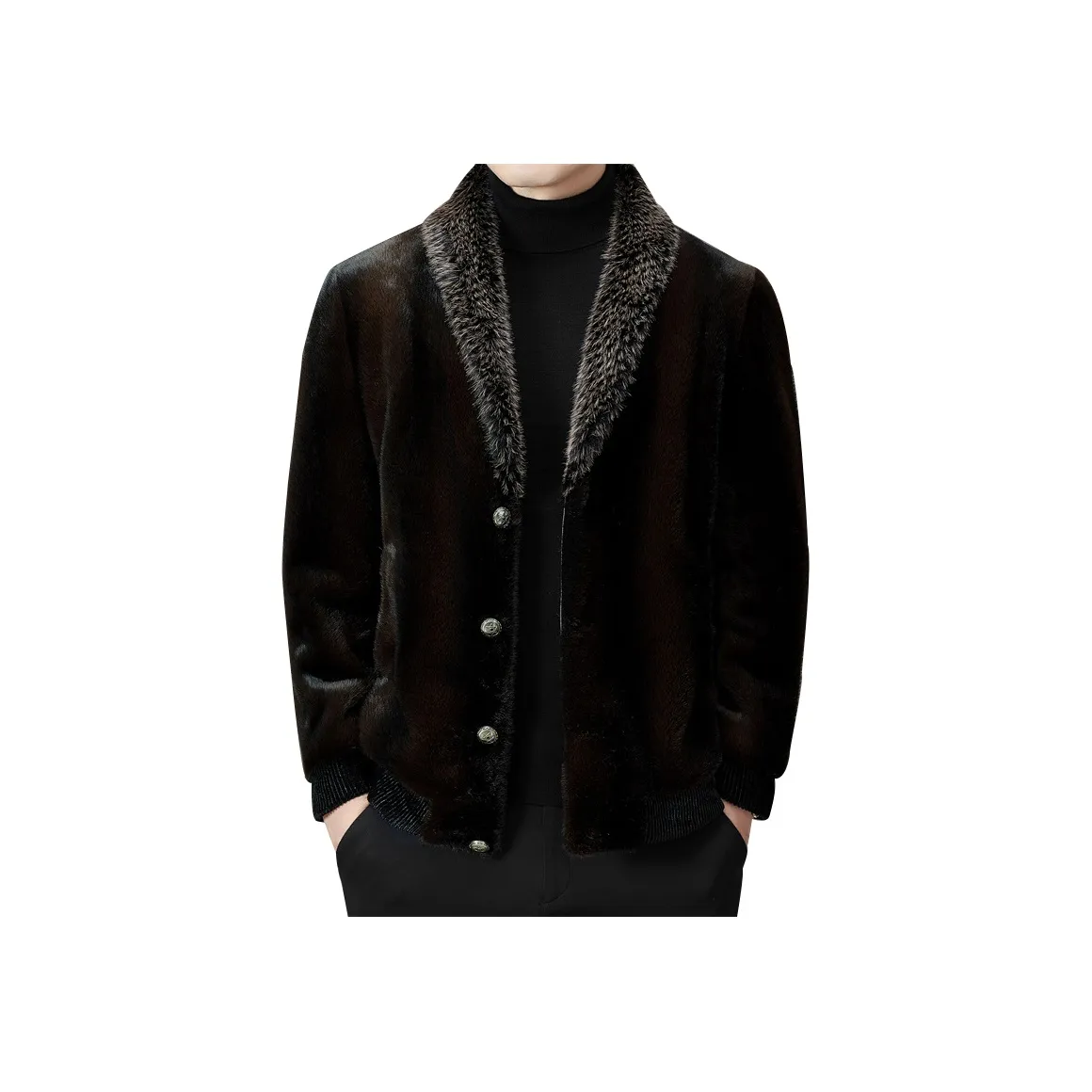 Devanro Furs Men's Black