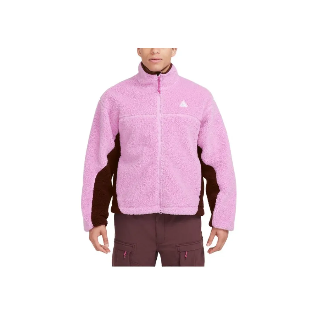 Nike ACG Коллекция THERMA FIT Canwell Glacier Velvet feel Куртка Мужская Темно-розовая