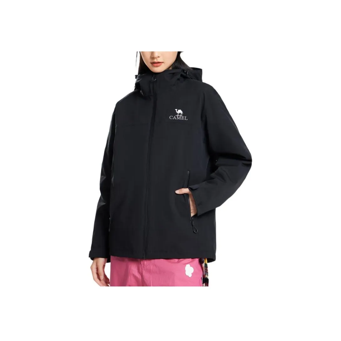 CAMEL x PENGUIN Water Resistant Windproof Breathable Warm Water Repellent Windbreaker Jacket Unisex