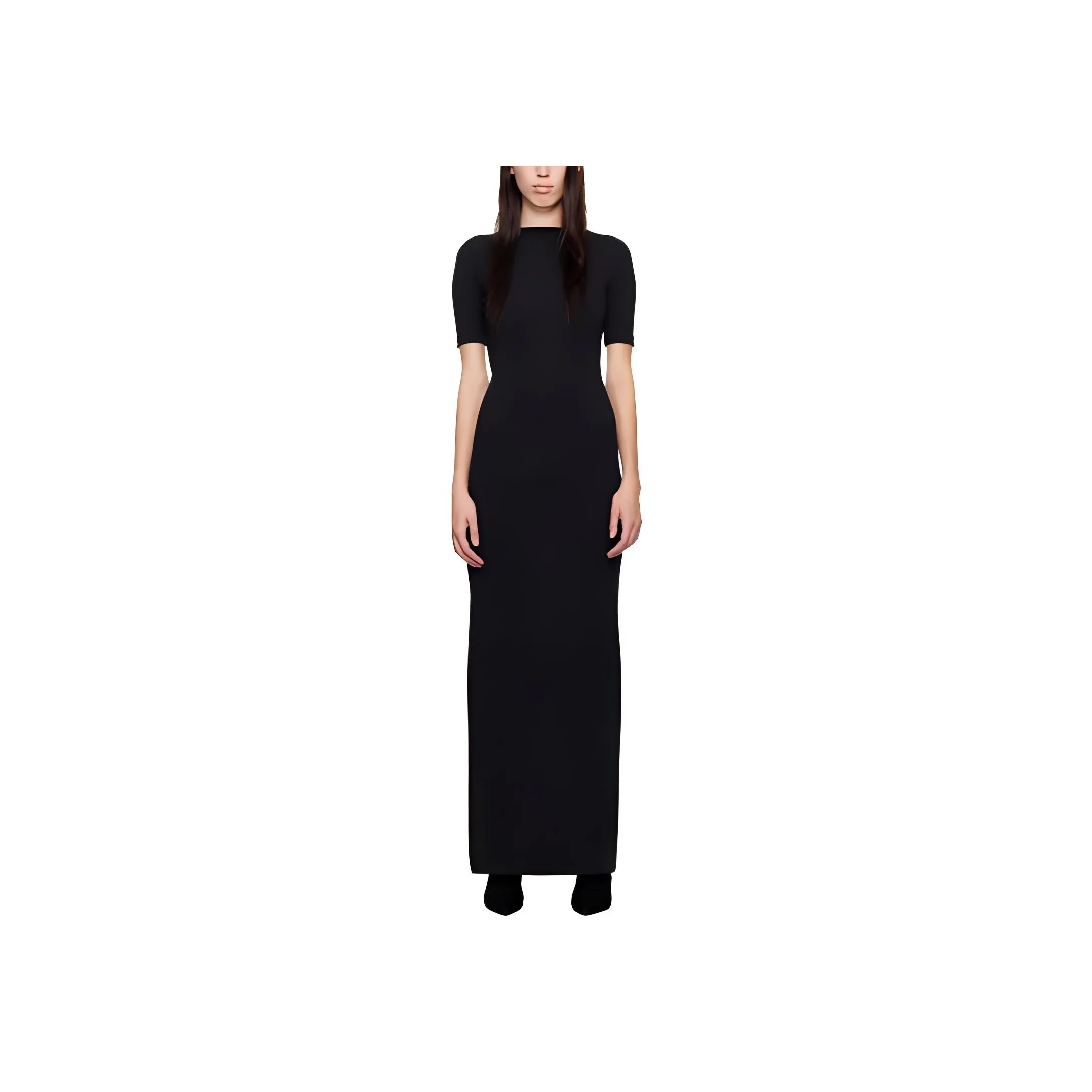 CALVIN KLEIN Short Sleeved Dress Women's Black