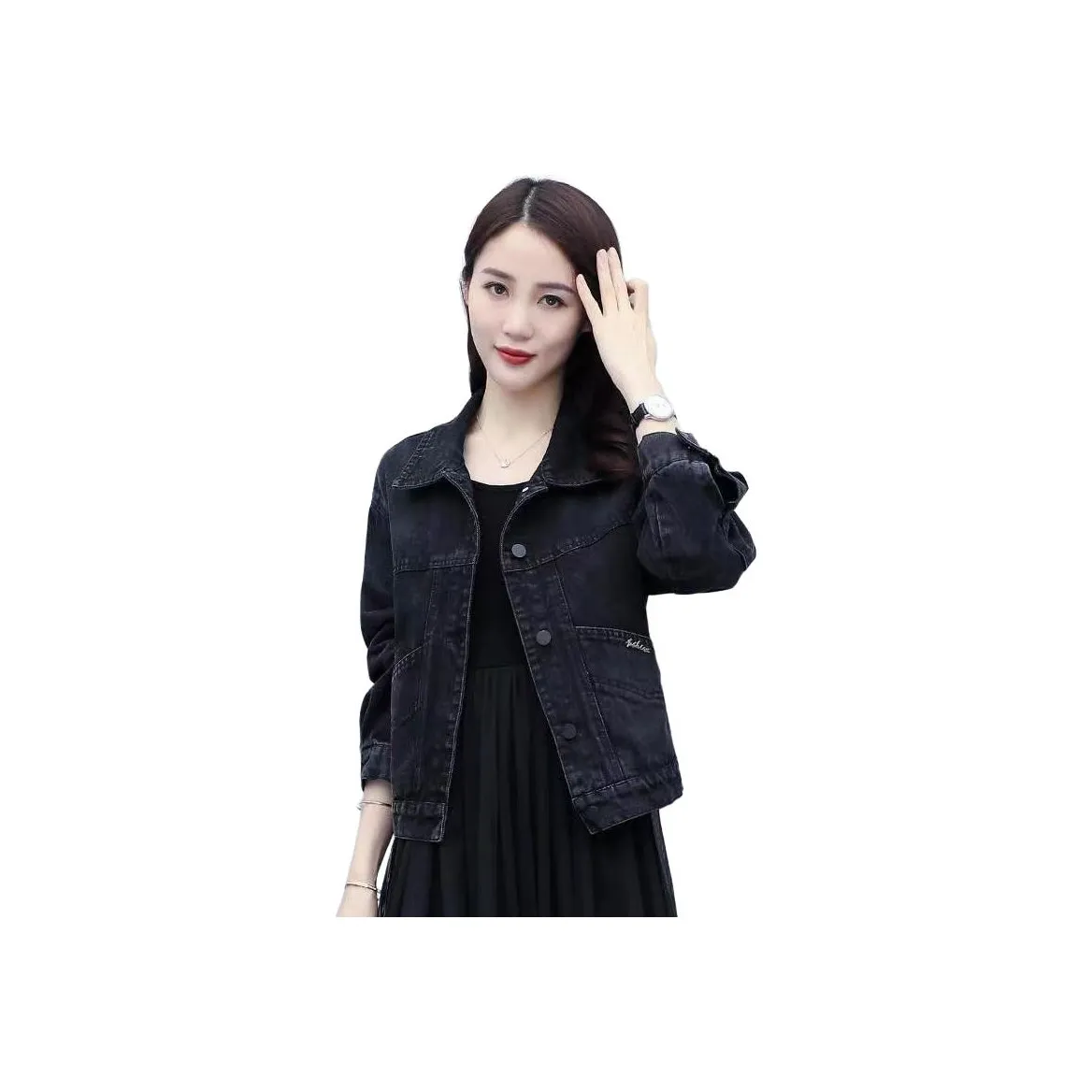 Mu Qingqing Denim Jacket Women's