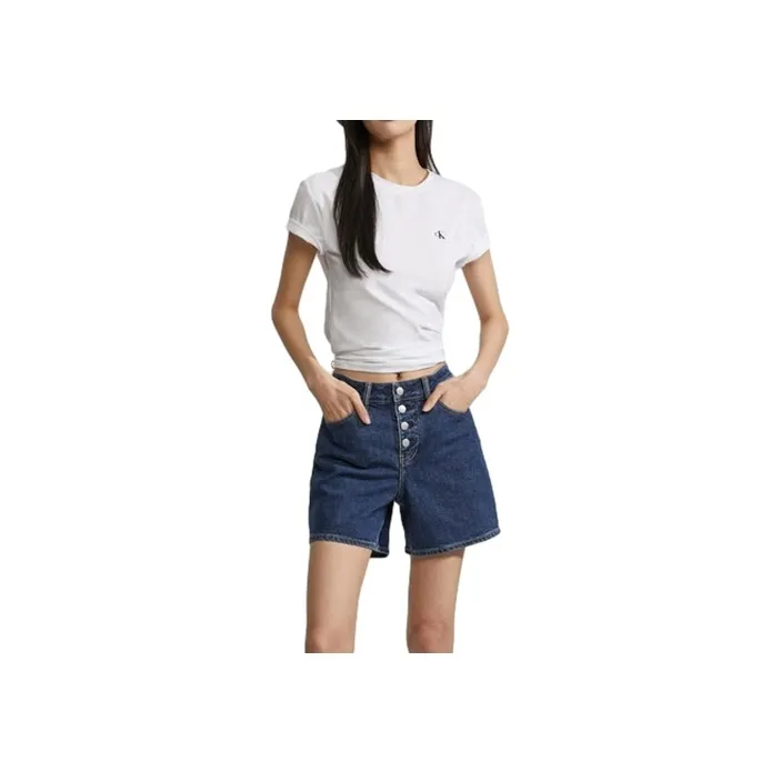 Calvin Klein T Shirts Women's Moon White Light