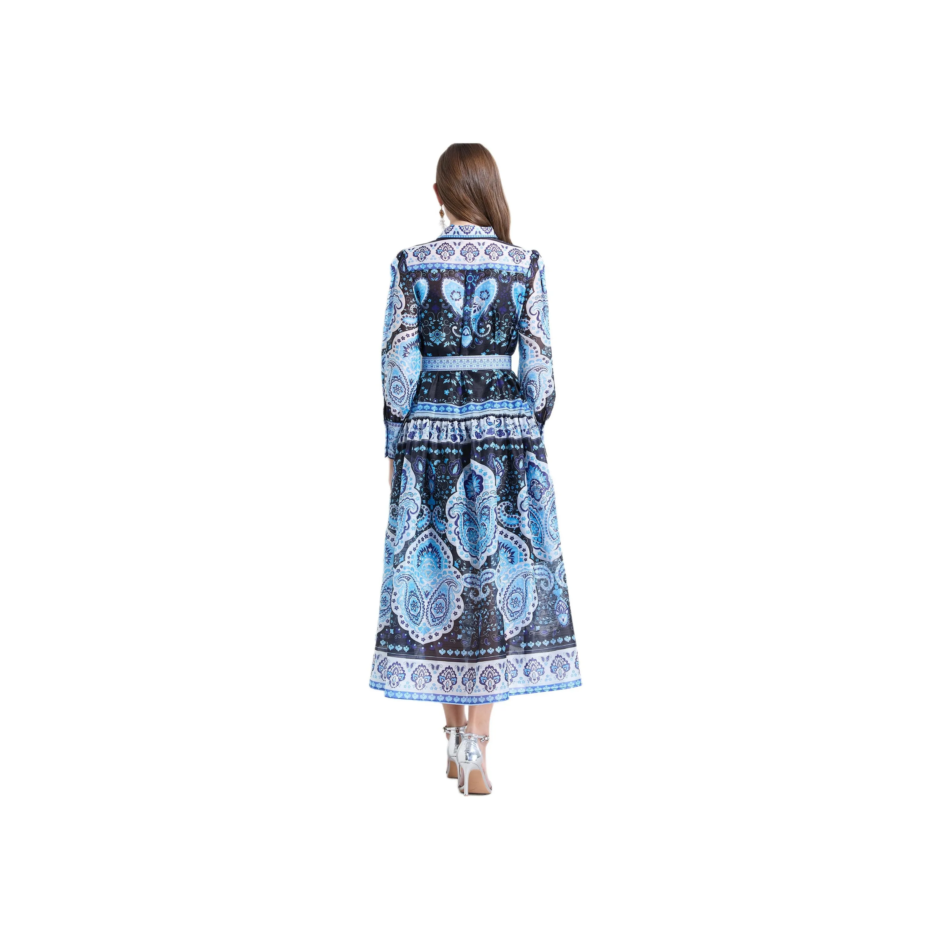 KEAB Long Sleeved Dresses Women's Blue
