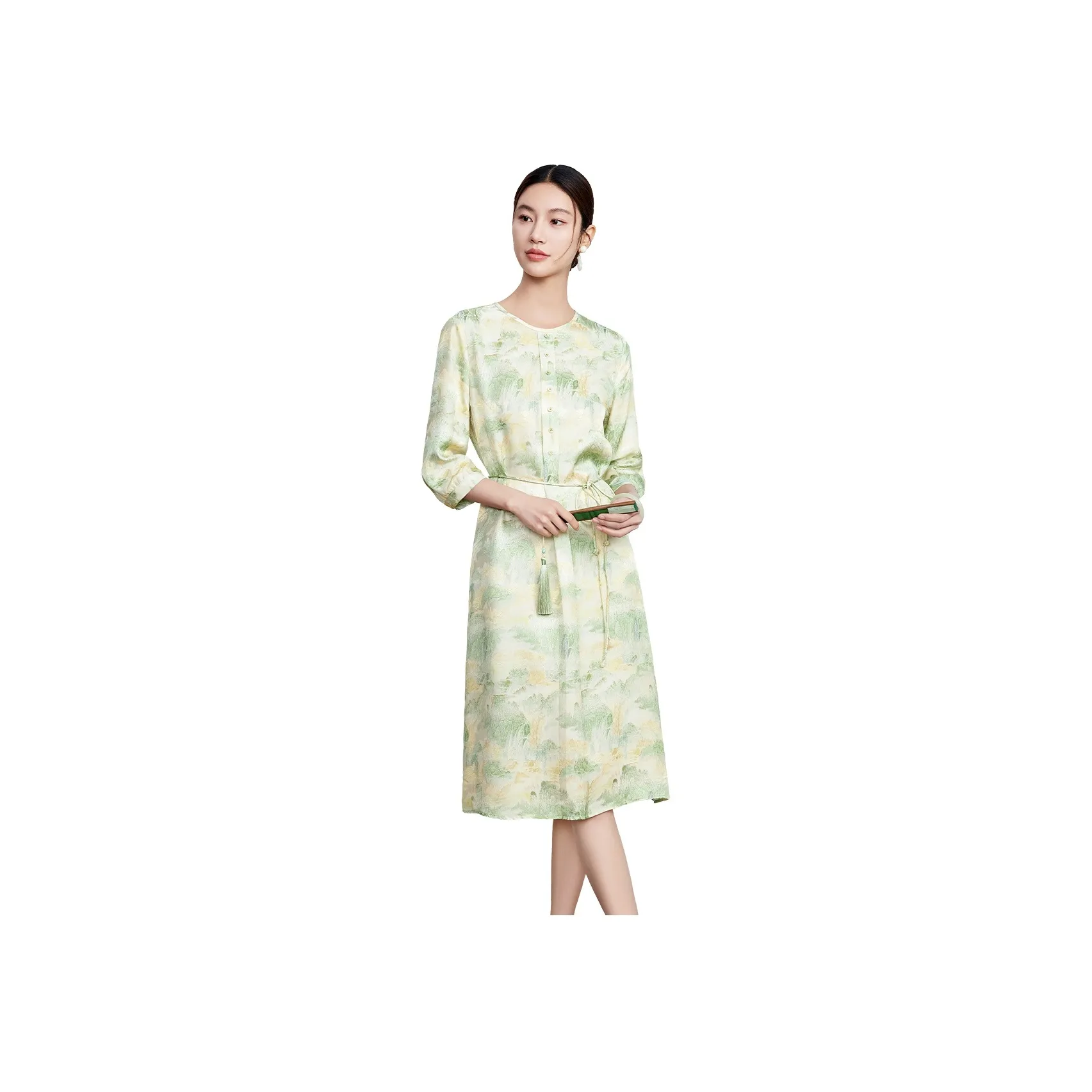 FORTEI Dress Women's Sunlit Golden Mountain
