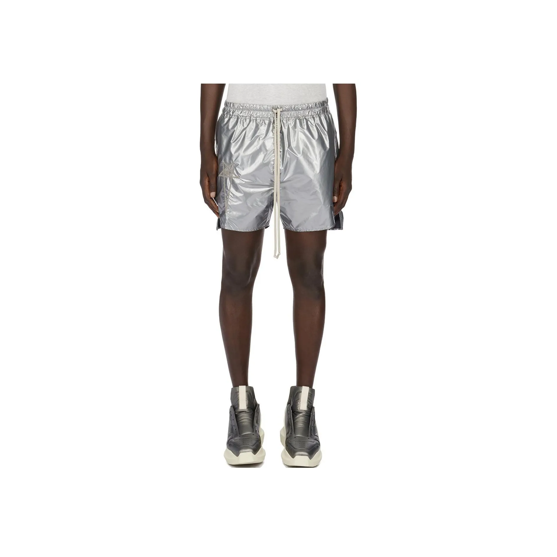 RICK OWENS X Champion X Champion Logo embroidery Shorts