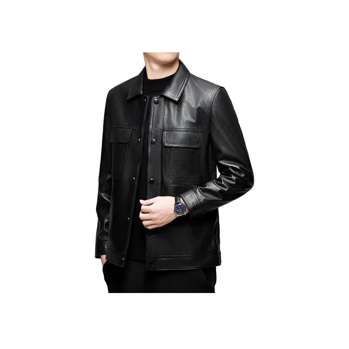 PIERRE CARDIN Кожа Куртка Куртка Мужская