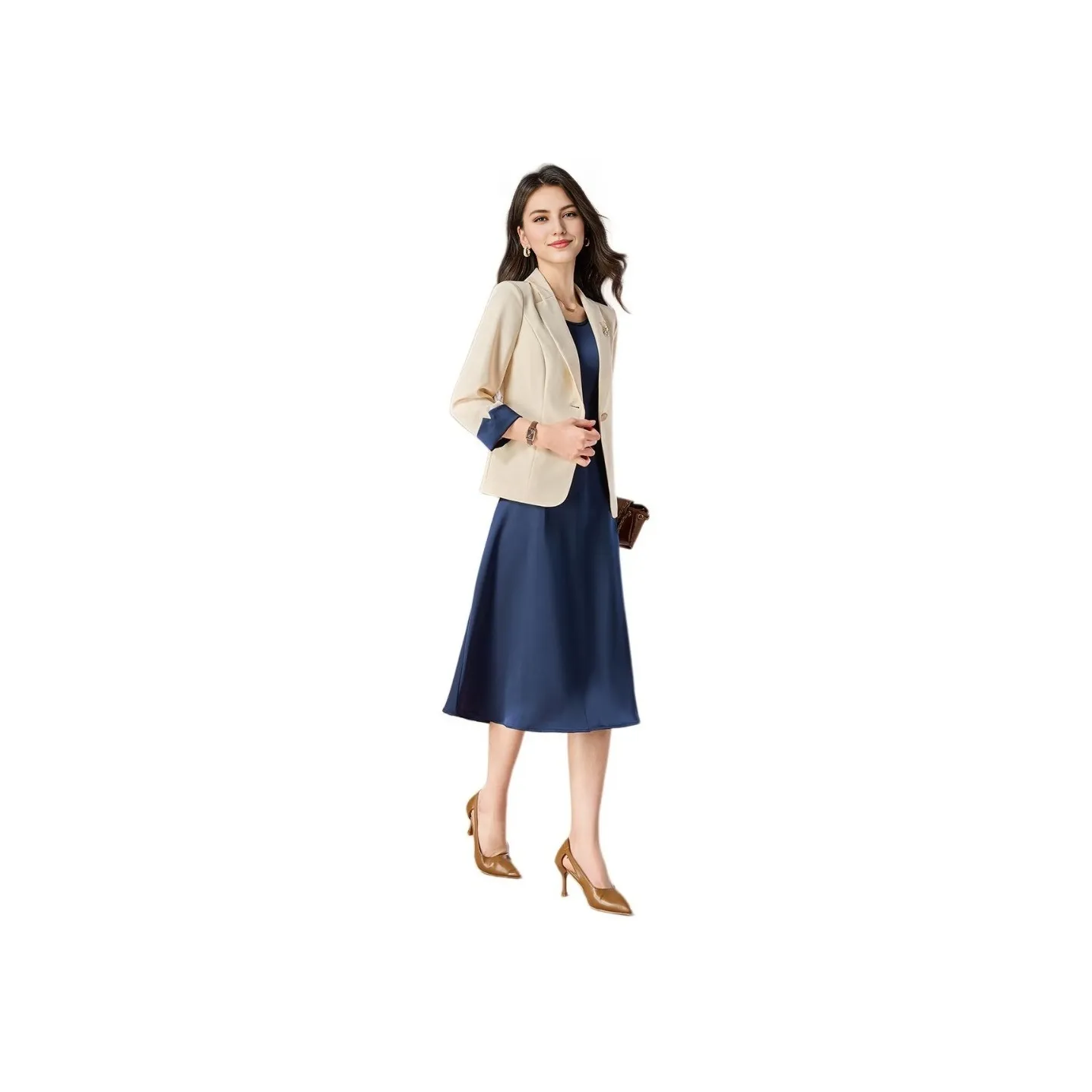 Mylan Two Piece Skirt Sets Women's Blue