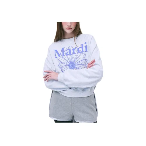 MARDI MERCREDI Серый/фиолетовый Женские Свитшоты
