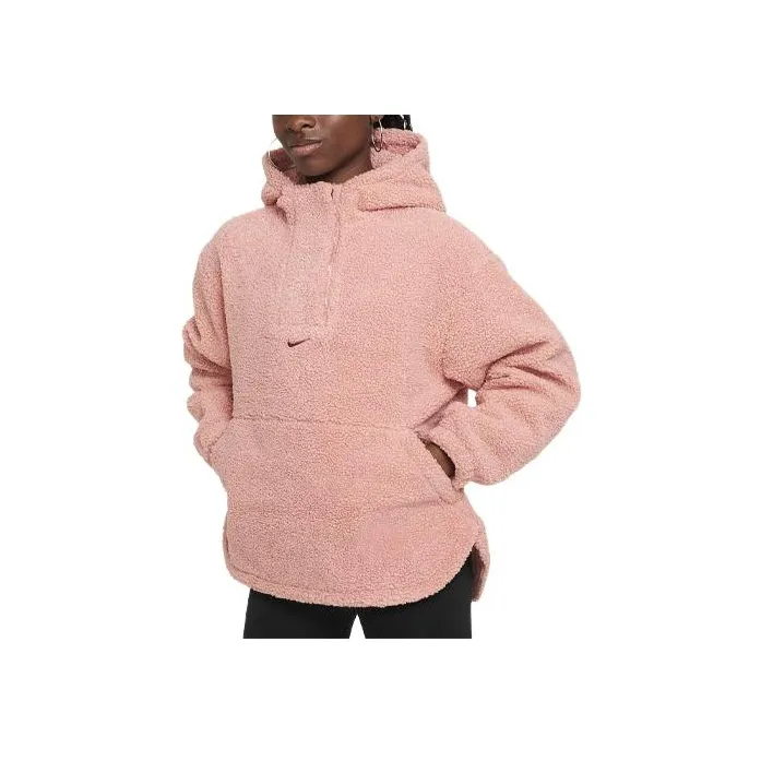 nike Куртки Пальто Детская одежда Высокий PILE Флис Розовый Детский