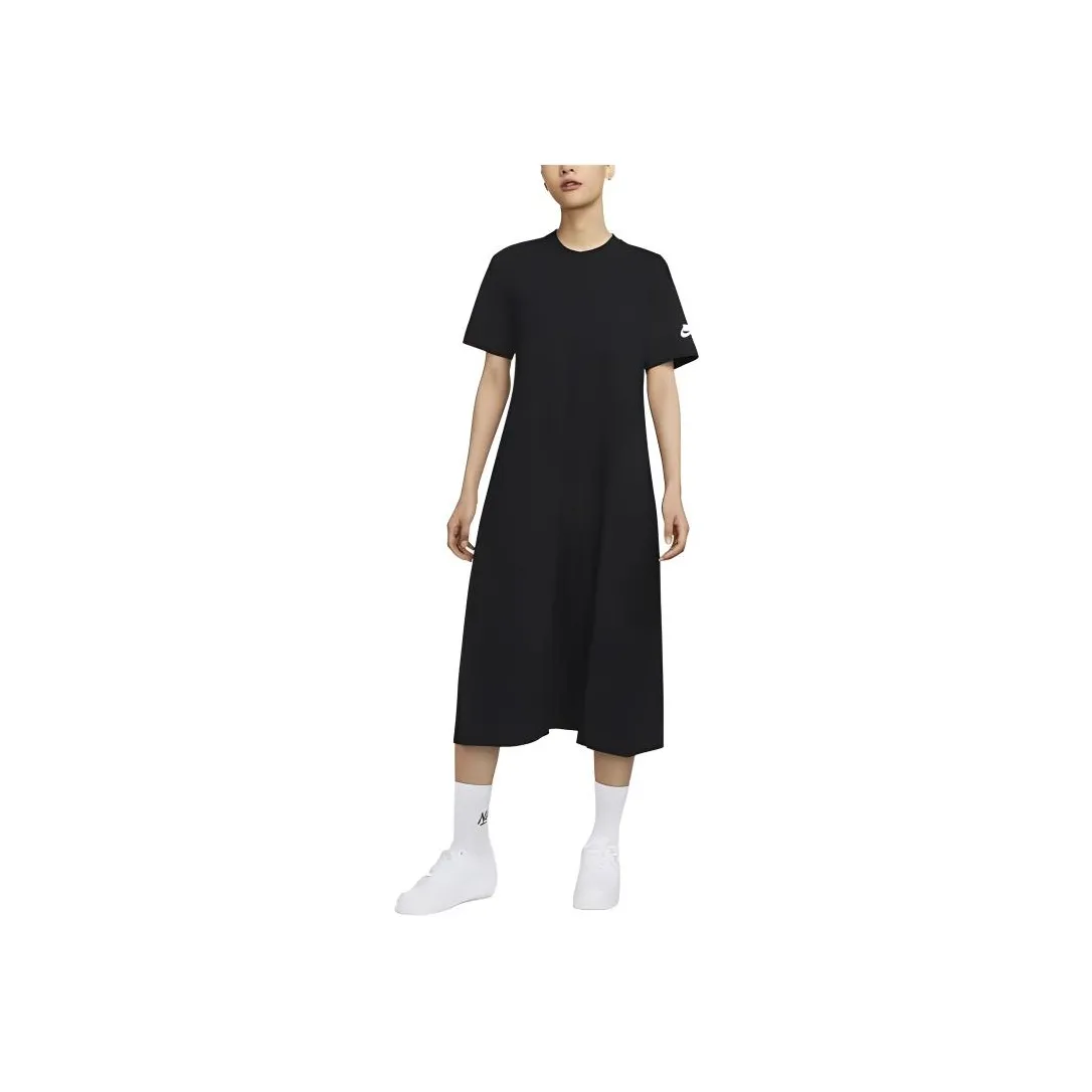 Nike Short Sleeved Dresses Women's Black