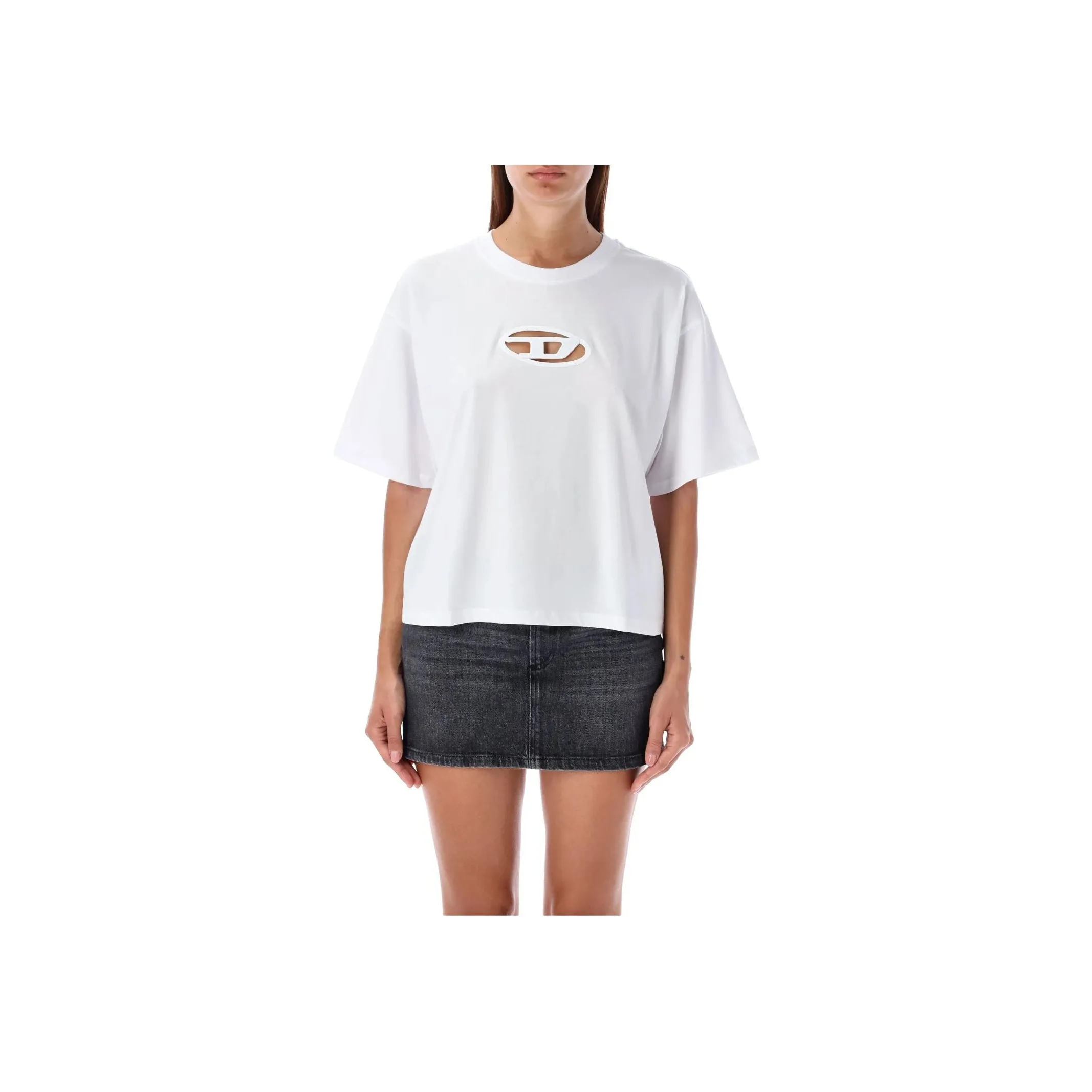 DIESEL T Buxt Crop Od Boxy T Shirt