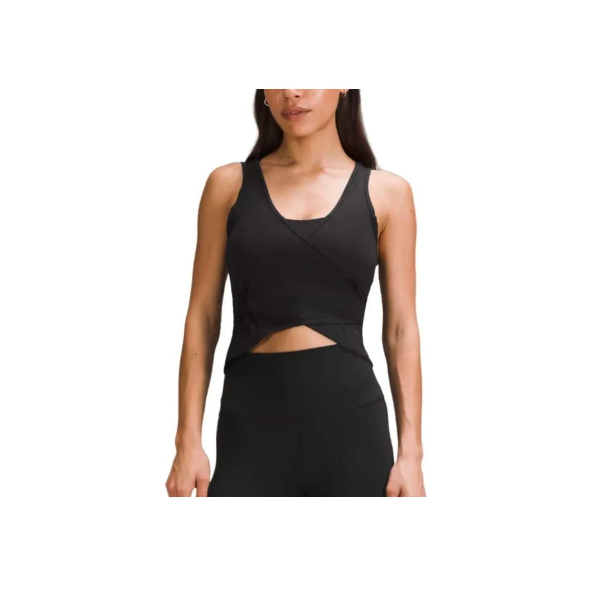 Lululemon It's A Tie Tank Top Workout Clothing Women's Black