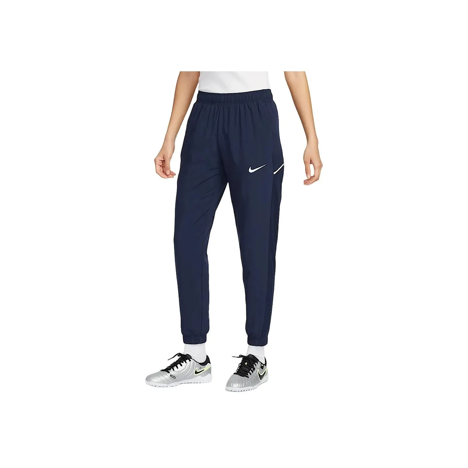 Nike Dri Fit Knitted Sweatpants Women's Dark Navy Blue