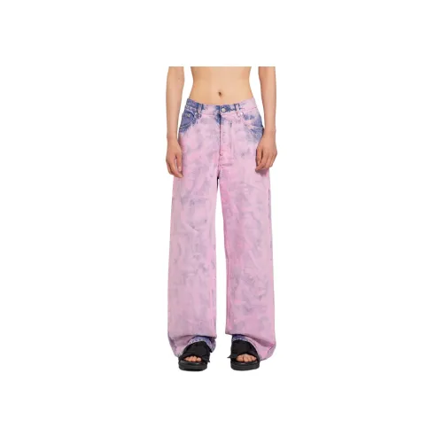 DRIES VAN NOTEN Розовые Мужские Джинсы