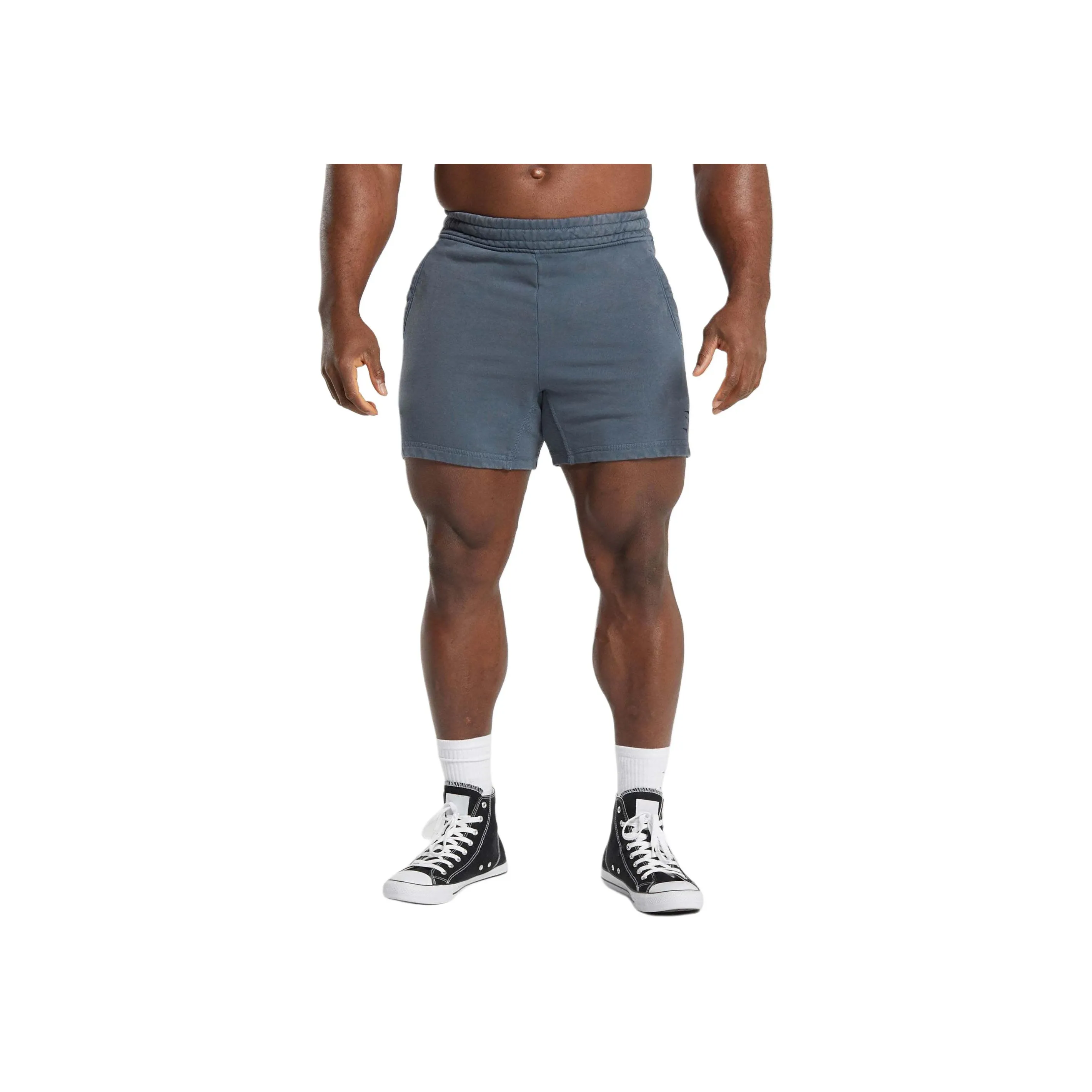 GYMSHARK Heritage 5' Шорты Повседневные шорты Мужские Титан Синий