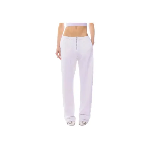 SAMI MIRO VINTAGE Белые Женские Вязаные Спортивные Брюки