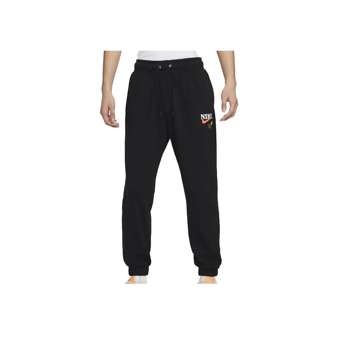 Nike Вязаные тренировочные штаны мужские черные