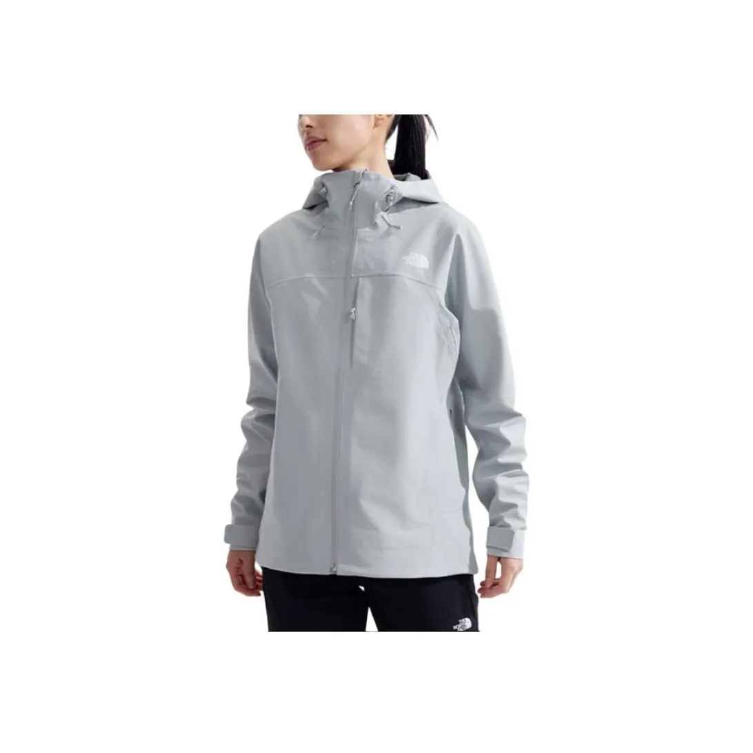 THE NORTH FACE Stormpeak Waterproof And Breathable Windproof Windbreaker Jacket Women's Starlight Gray