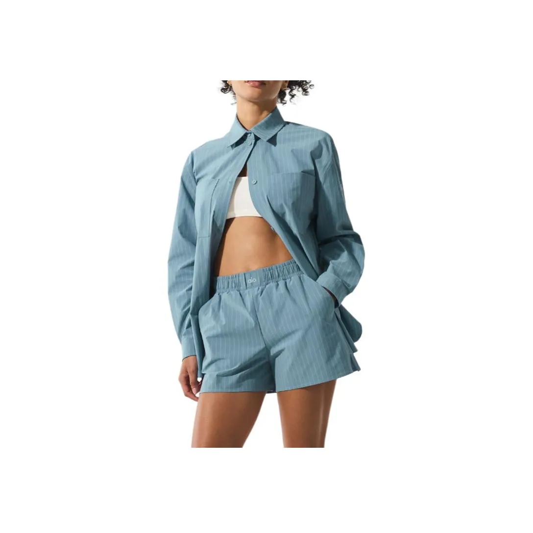 Alo Yoga Shirt Women's Dark Sky Blue