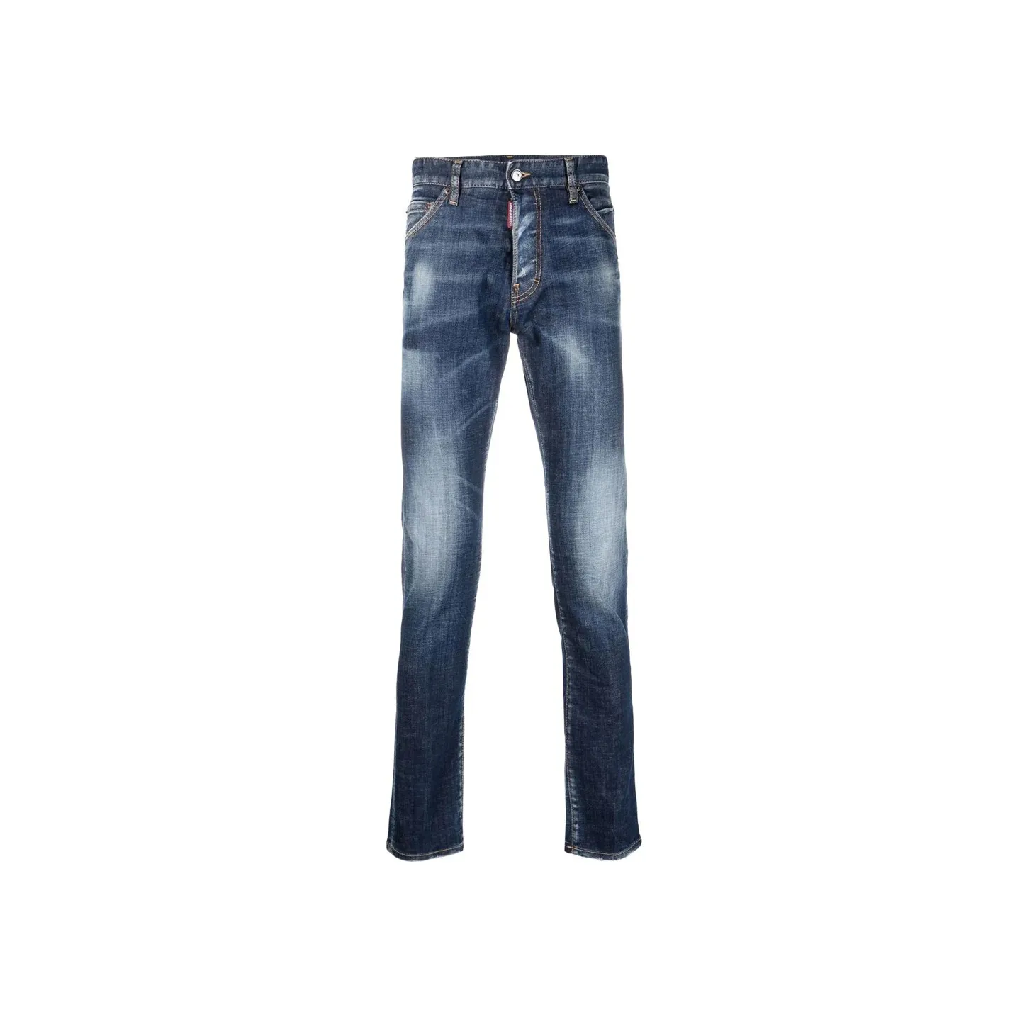 DSQUARED 2 Bleached Effect Distressed Skinny Jeans