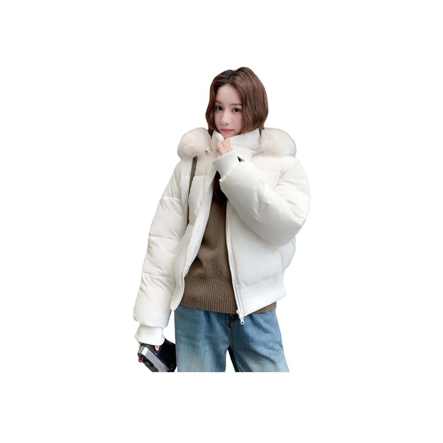 EIDOLON GRAIN Хлопковый пуховик женский