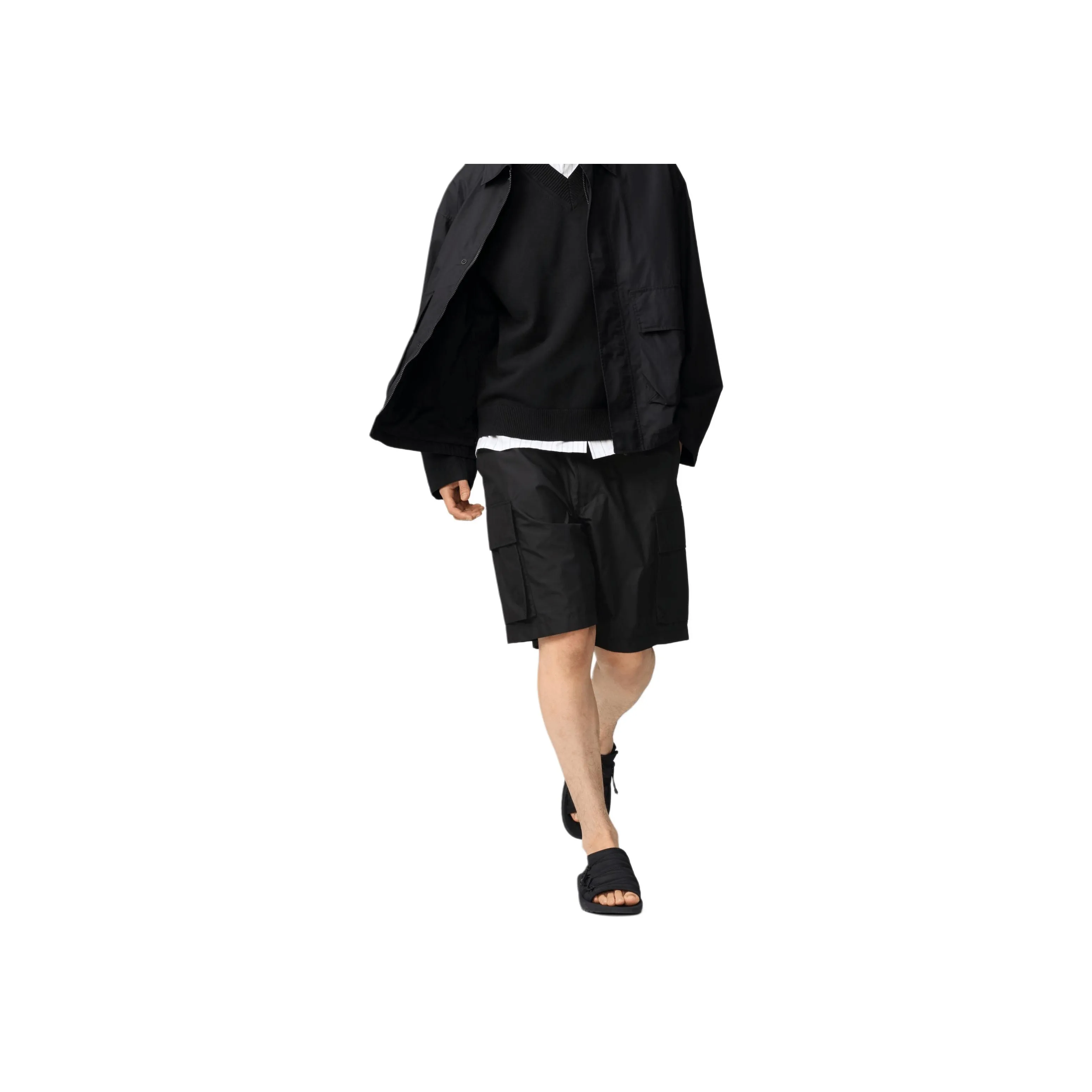 UNIQLO C Collection Cargo Shorts Men's Black