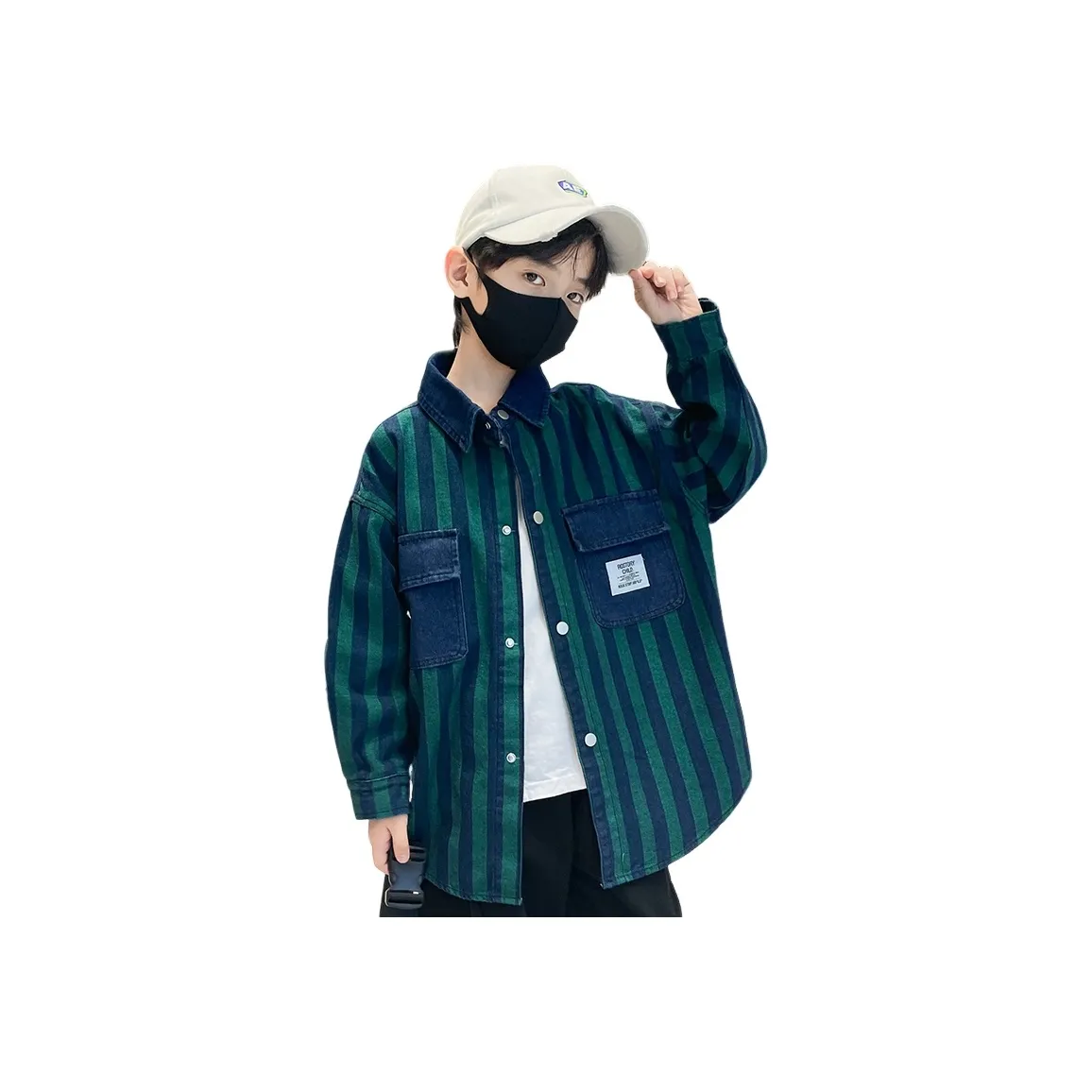 YUGUOGUO Пэчворк Полосы Подростки