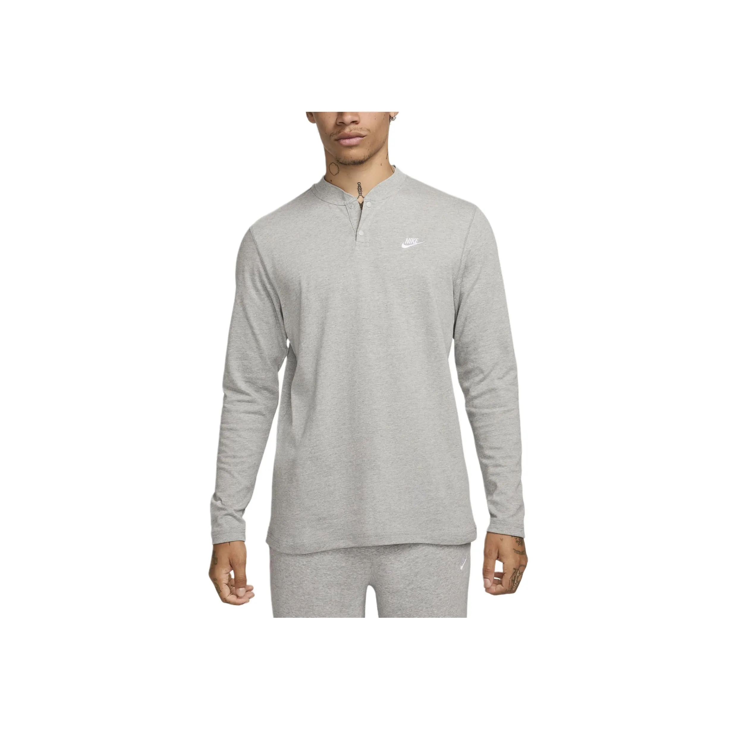 Nike Club Men's Long Sleeve Henley