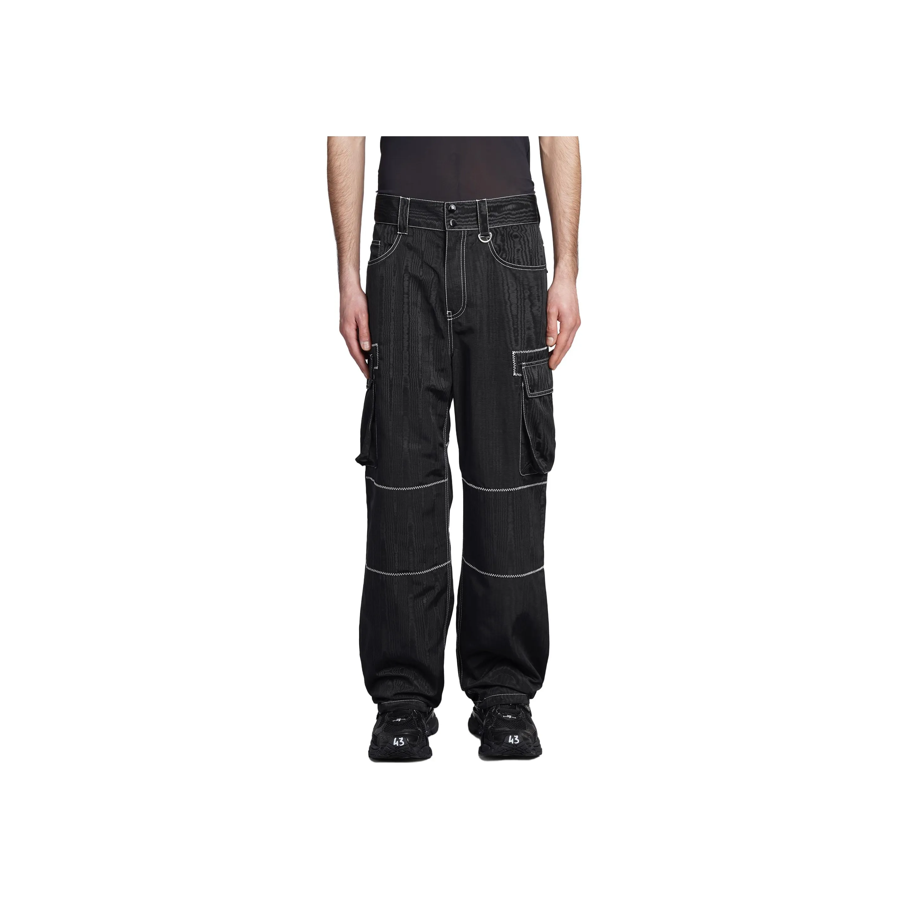 Marine Serre High Rise Cargo Pants