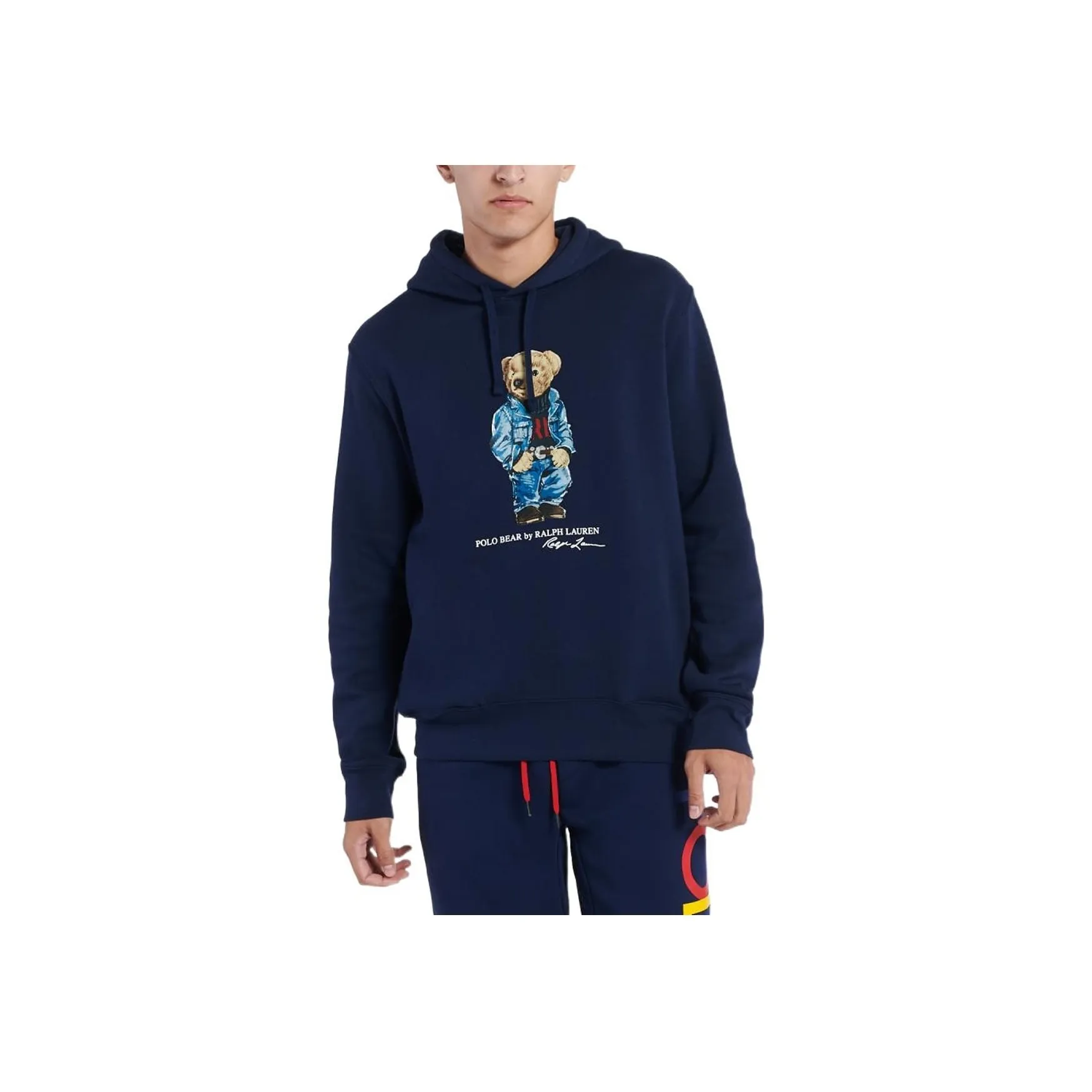 Polo Ralph Lauren Bear Printed Drawstring Hoodie
