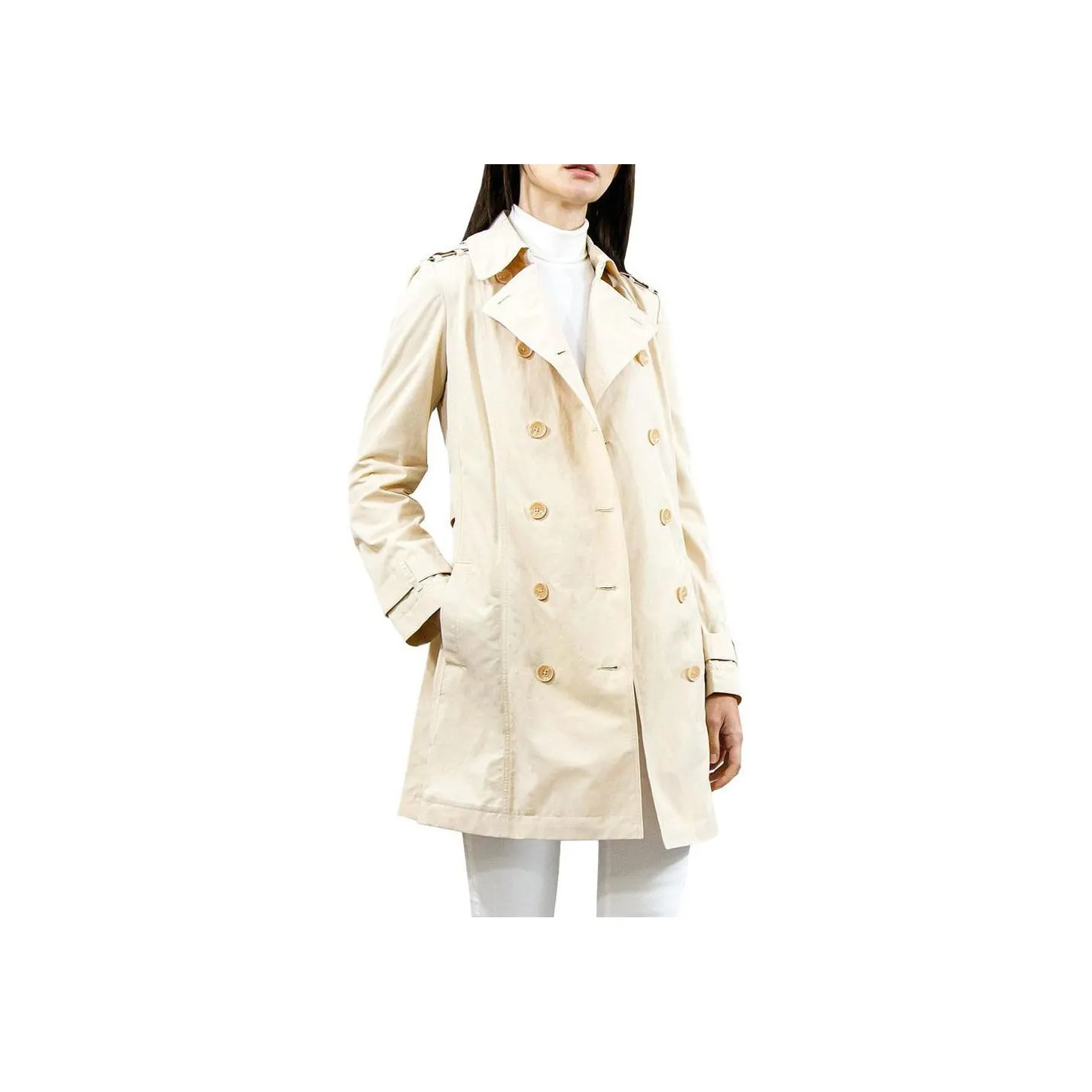 ARMANI JEANS Умбра Женский Тренч