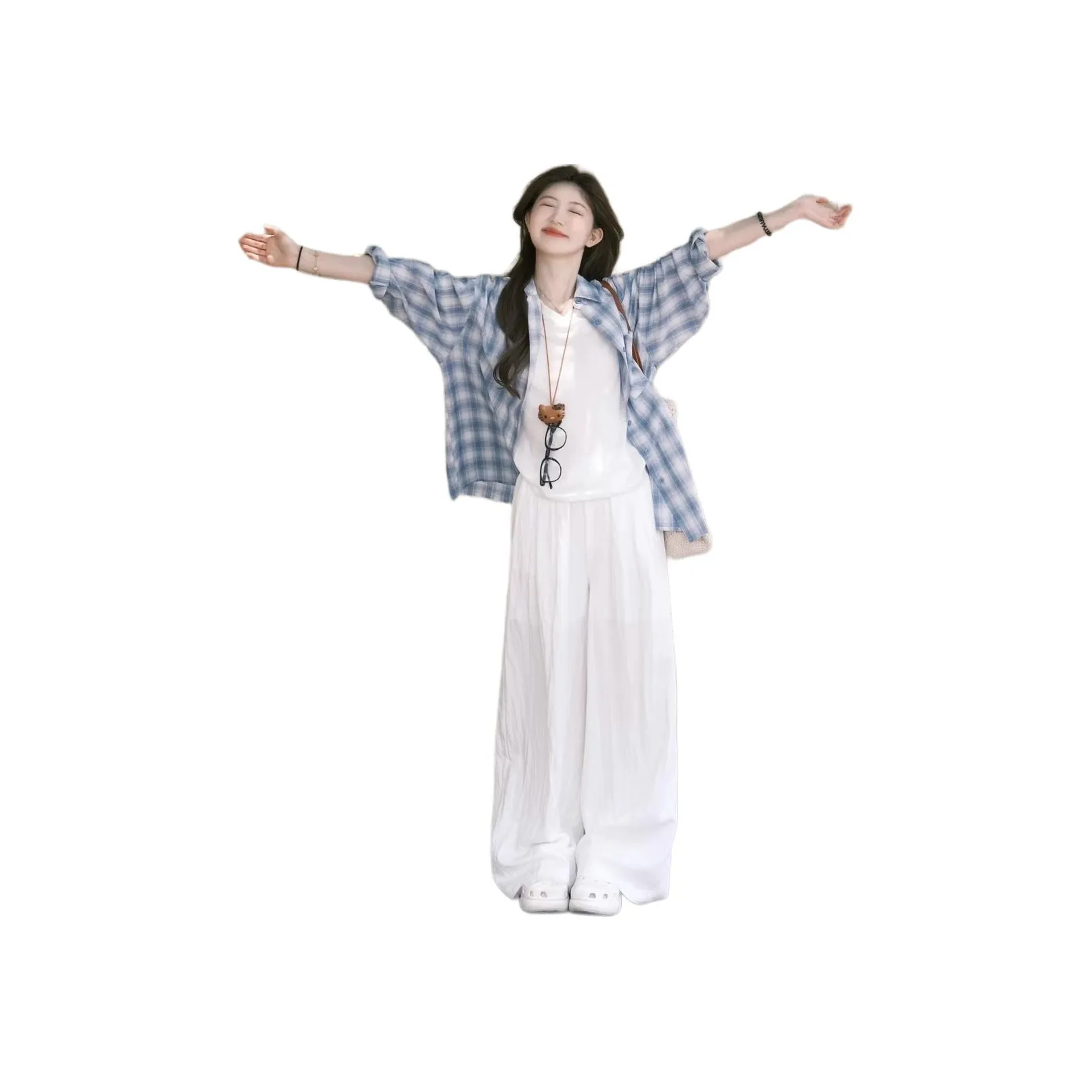 MUCCHIC Blue Women's Shirts MUCCHIC Синий Женские Рубашки