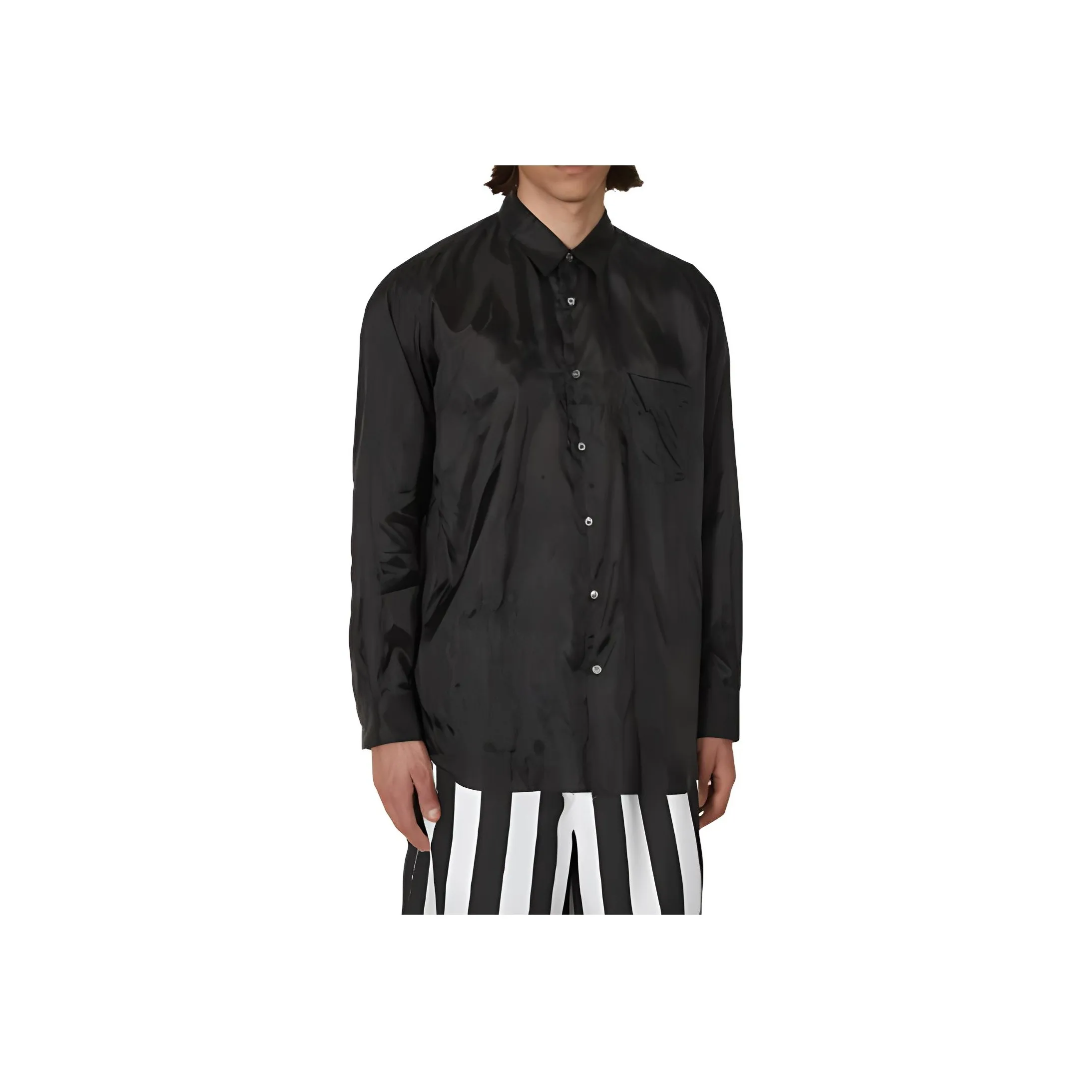 Comme Des Garçons Shirt Long Sleeved Buttoned Shirt