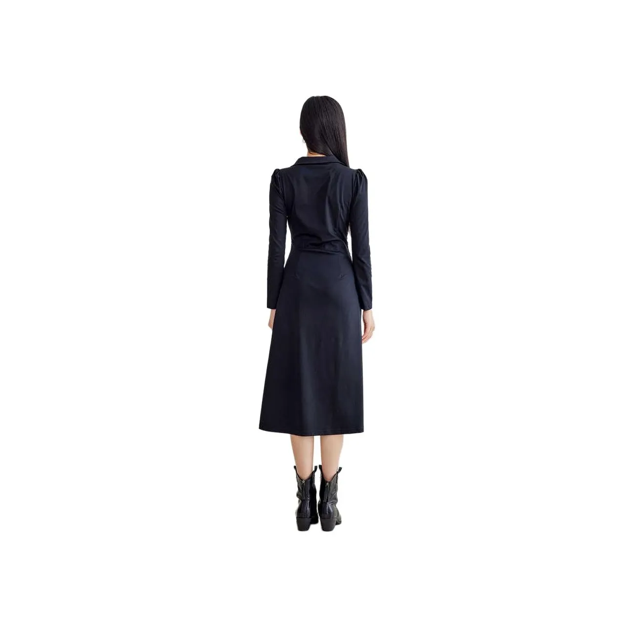 A21 Long Sleeved Dresses Women's Black
