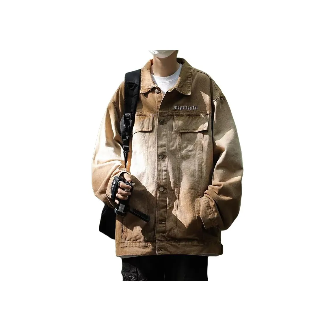 BEAR UNION Коричневый Унисекс Джинсовые куртки