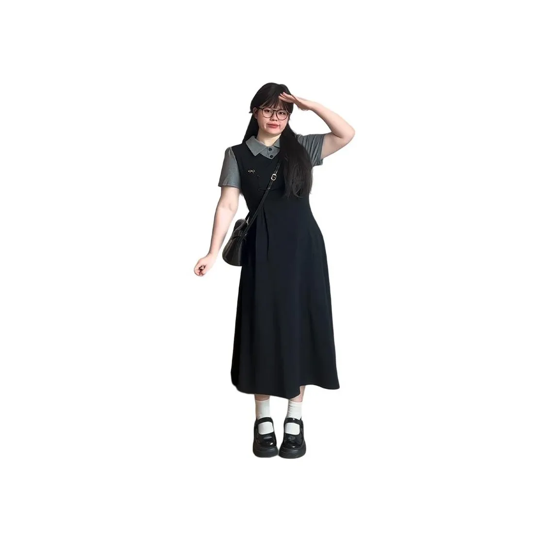 9c Collective Короткий рукав Платье Женское