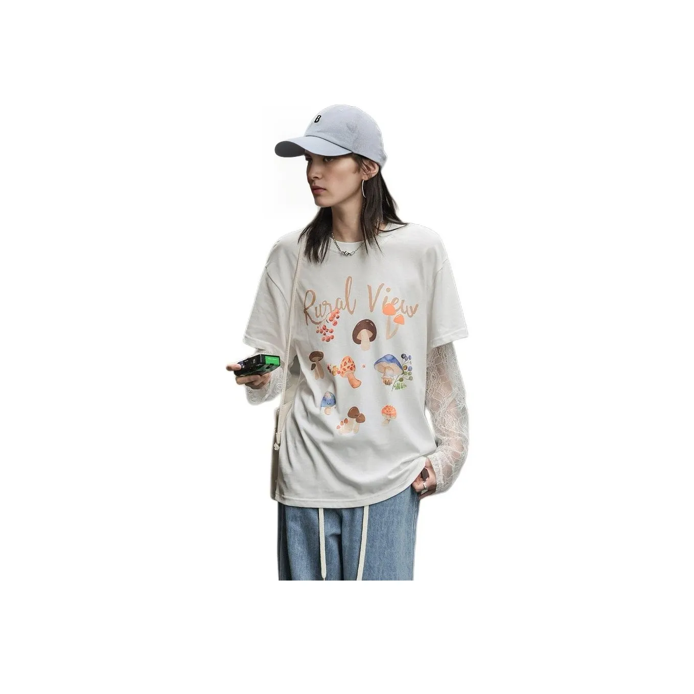 【dme】 T Shirt Women's Raw White