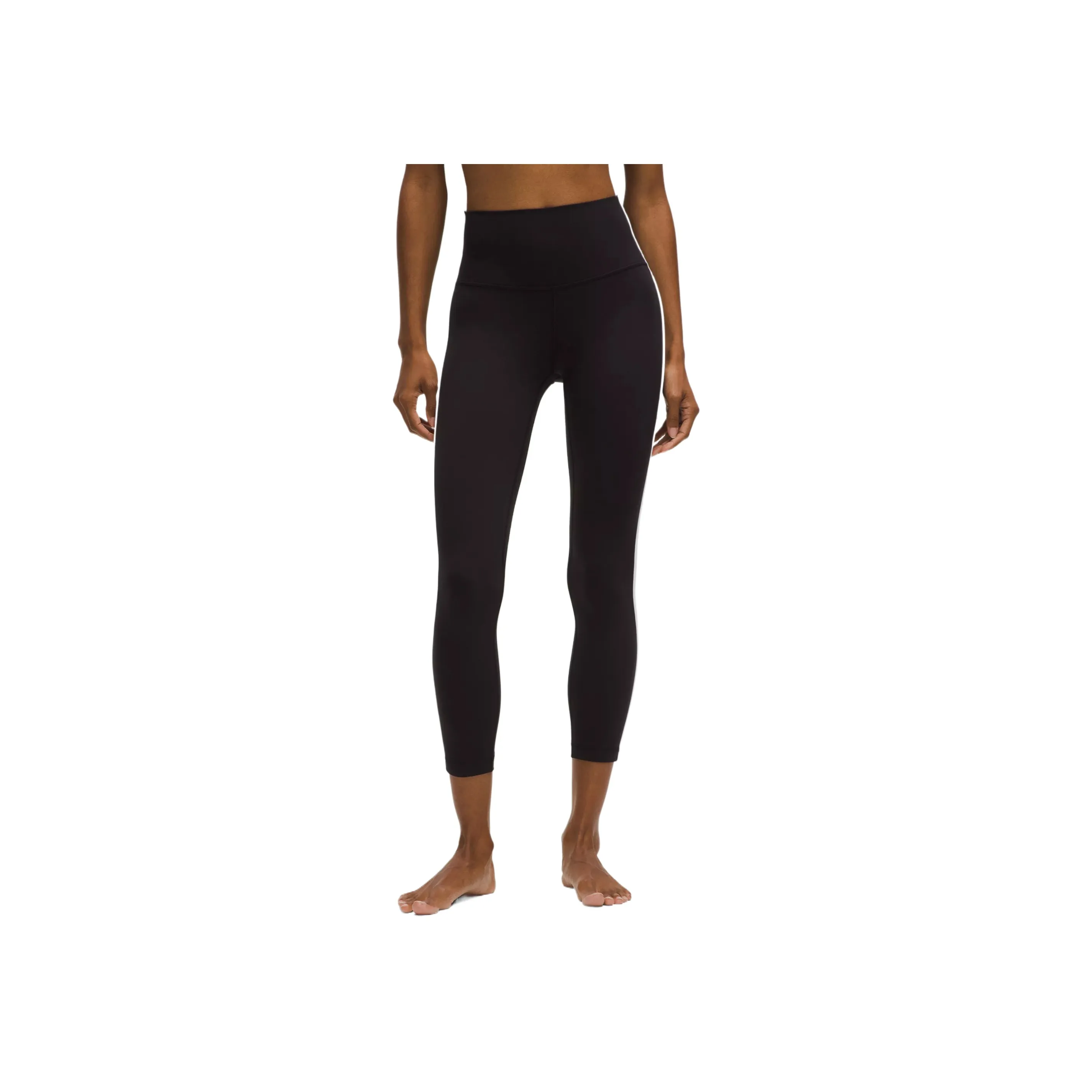 Lululemon Align™HIGH RISE Йога Штаны 25" Женские Черный Белый