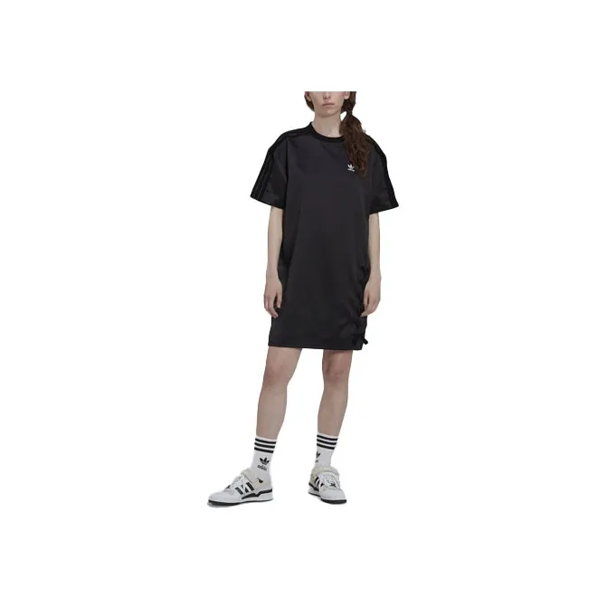 Adidas Originals Short Sleeved Dresses Women's Black