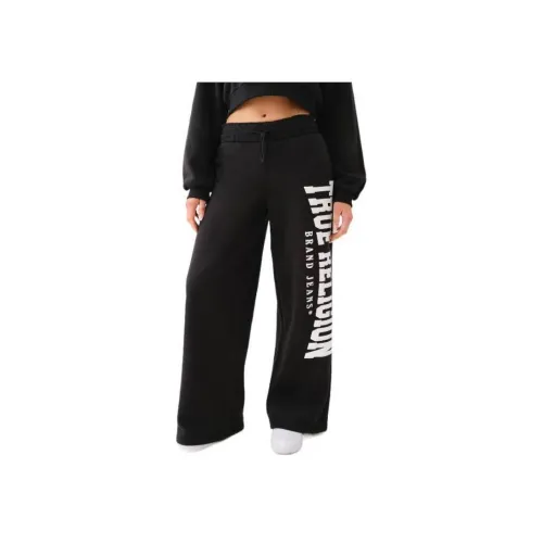 True Religion Черные Женские Повседневные Брюки