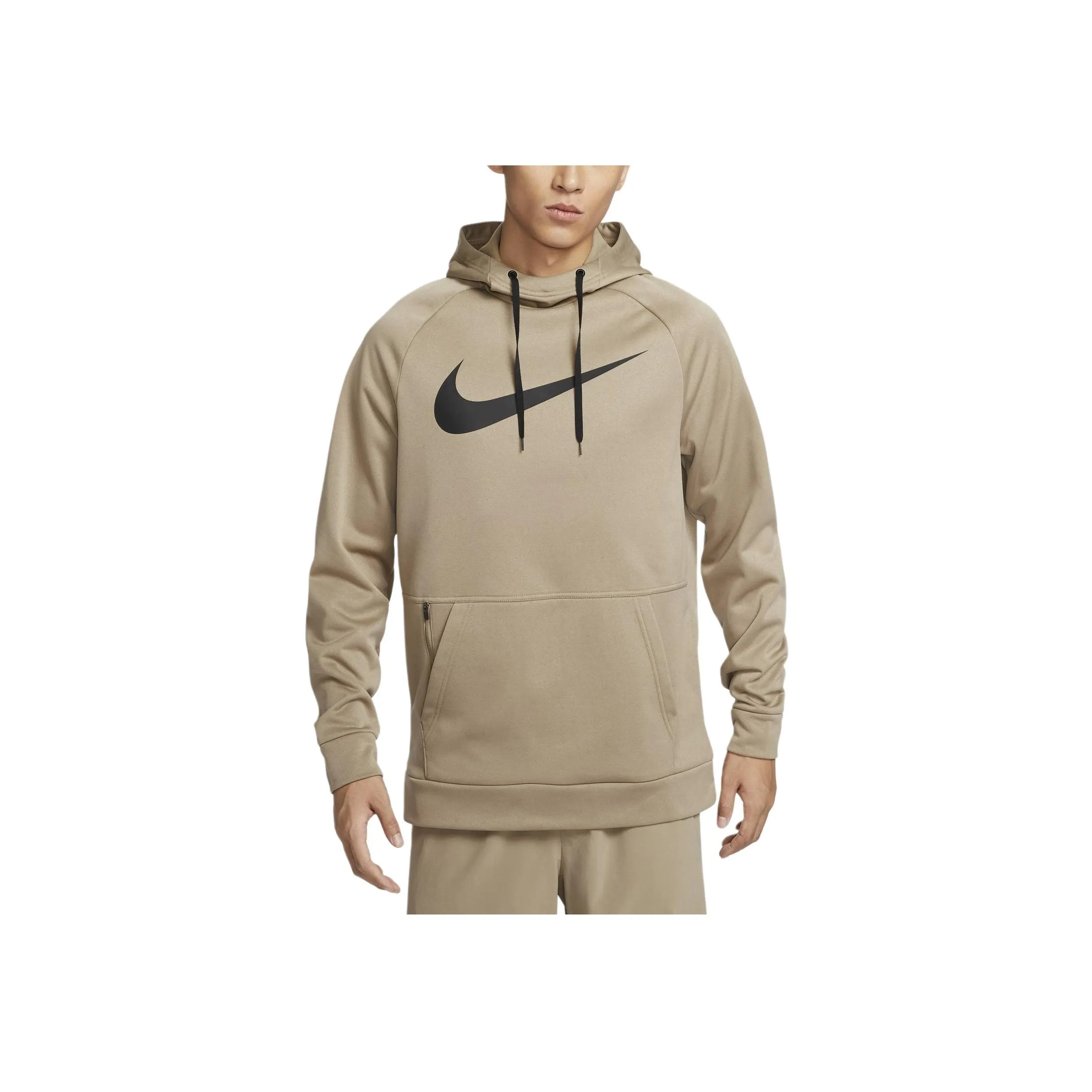 Nike SwooshTherma-FIT Sweatshirt Men's Khaki/Black