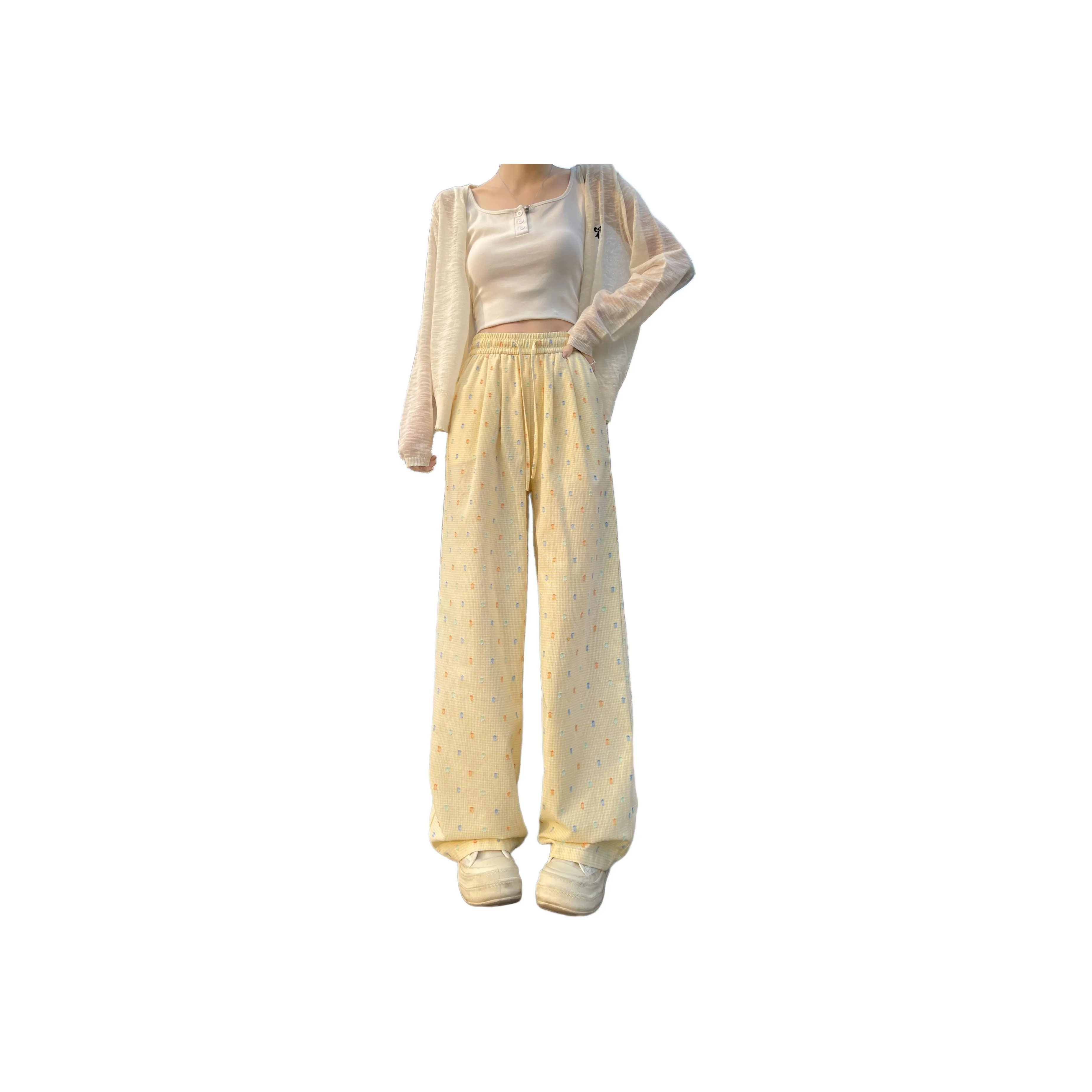 Flowers In Water Casual Pants Women's