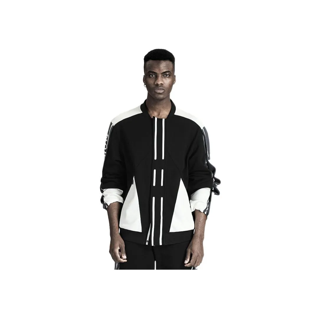 NORVINCY Британский городской техвир Многоцветный с низким воротником Куртка Унисекс