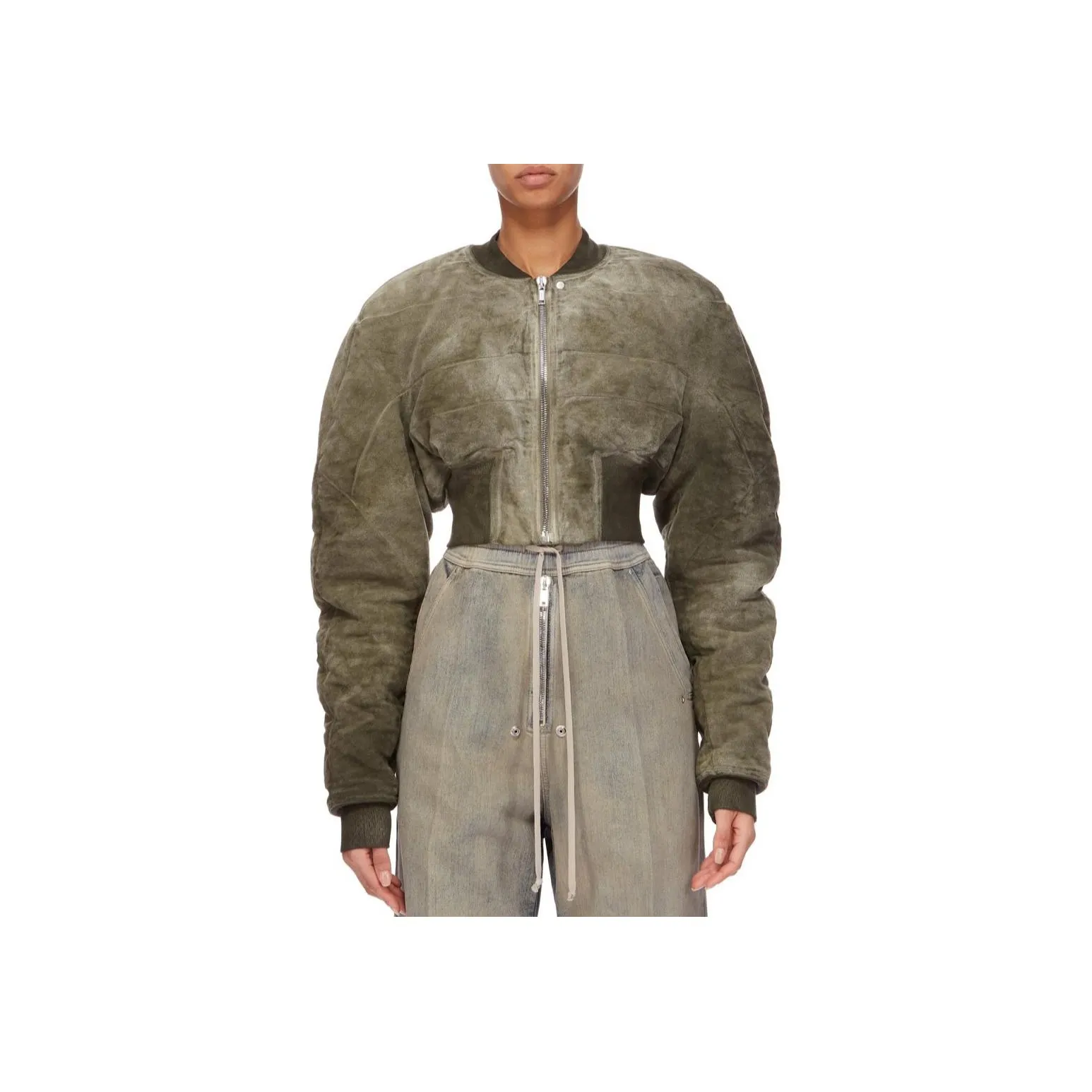 Rick Owens DRKSHDW Porterville Collage Bomber Jacket