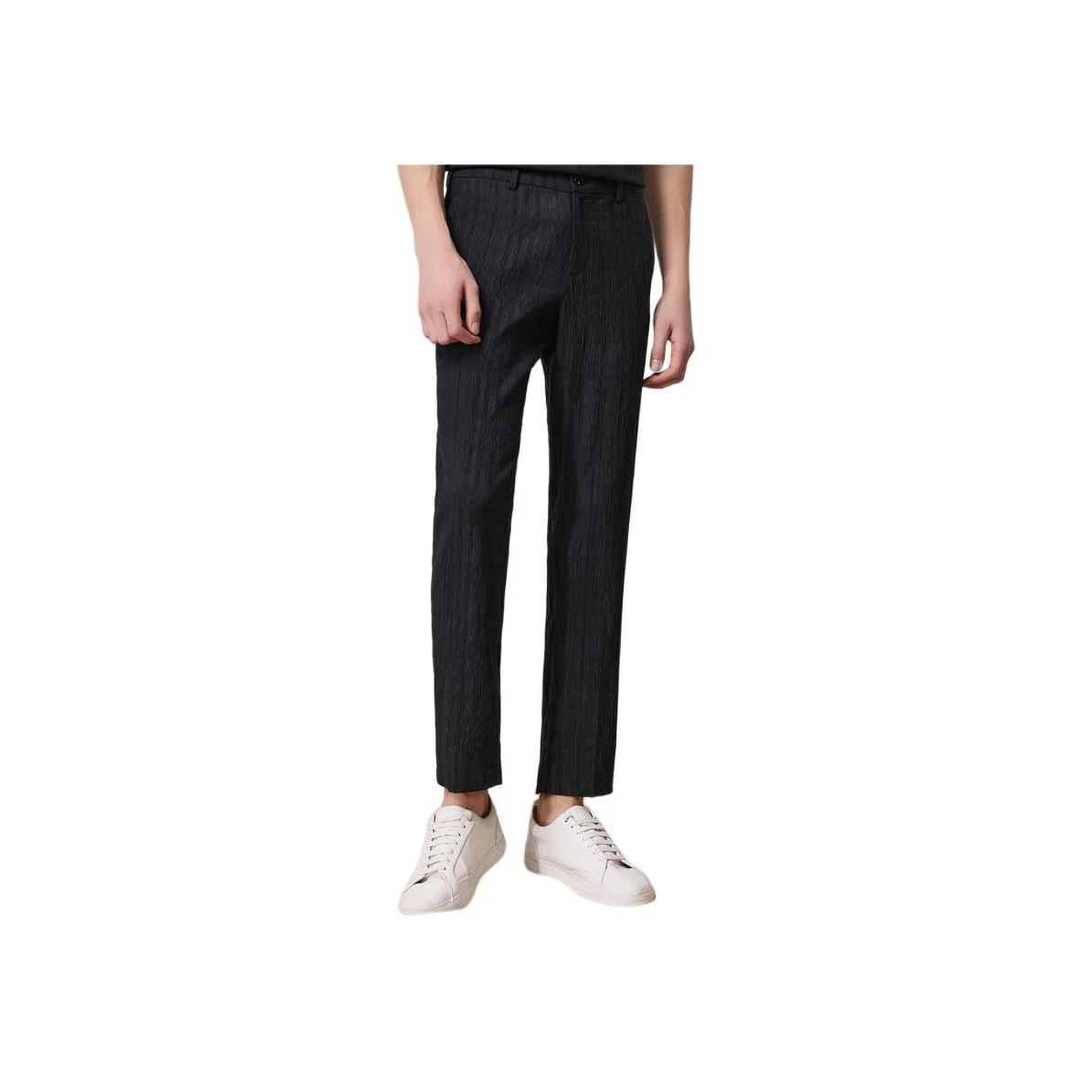 Yiwen Casual Pants Men's Navy Blue